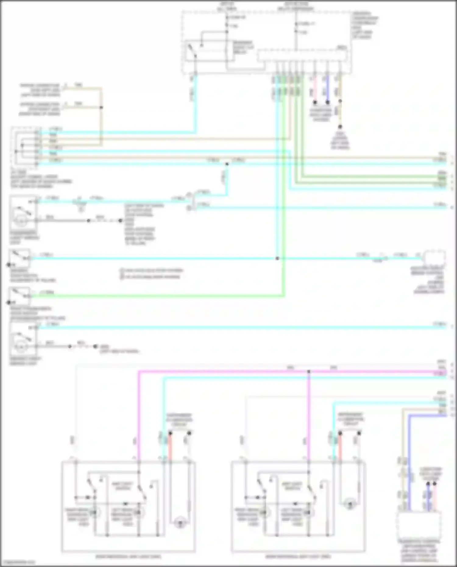 Wiring diagram blu for Acura MDX III facelift 2 (2016-2021) (181 of 224)