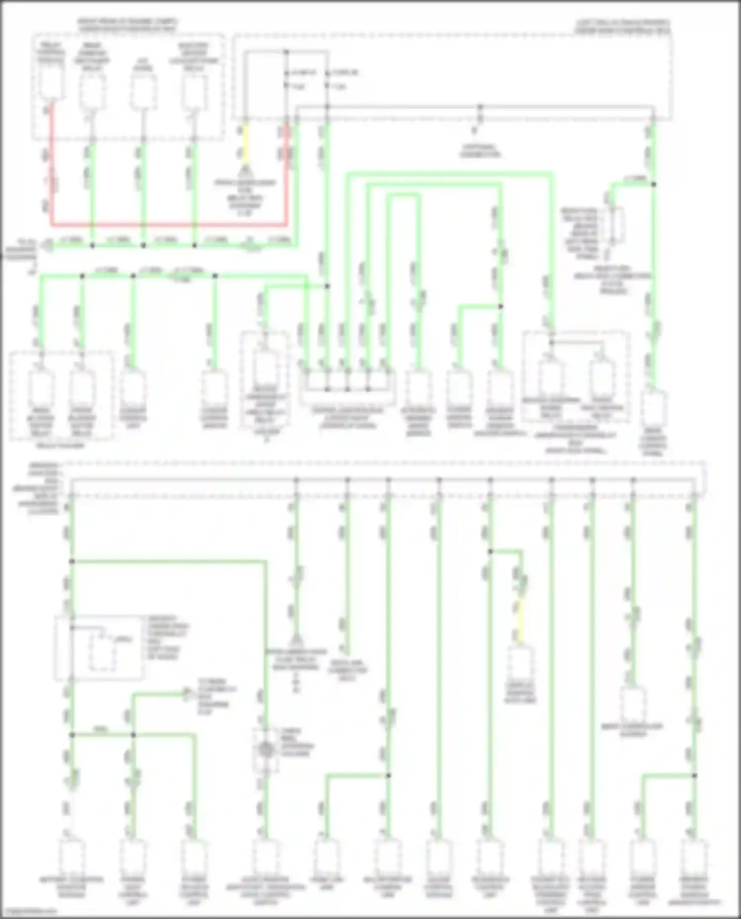 Wiring diagram climate control switch for Acura MDX III facelift 2 (2016-2021) (7 of 7)