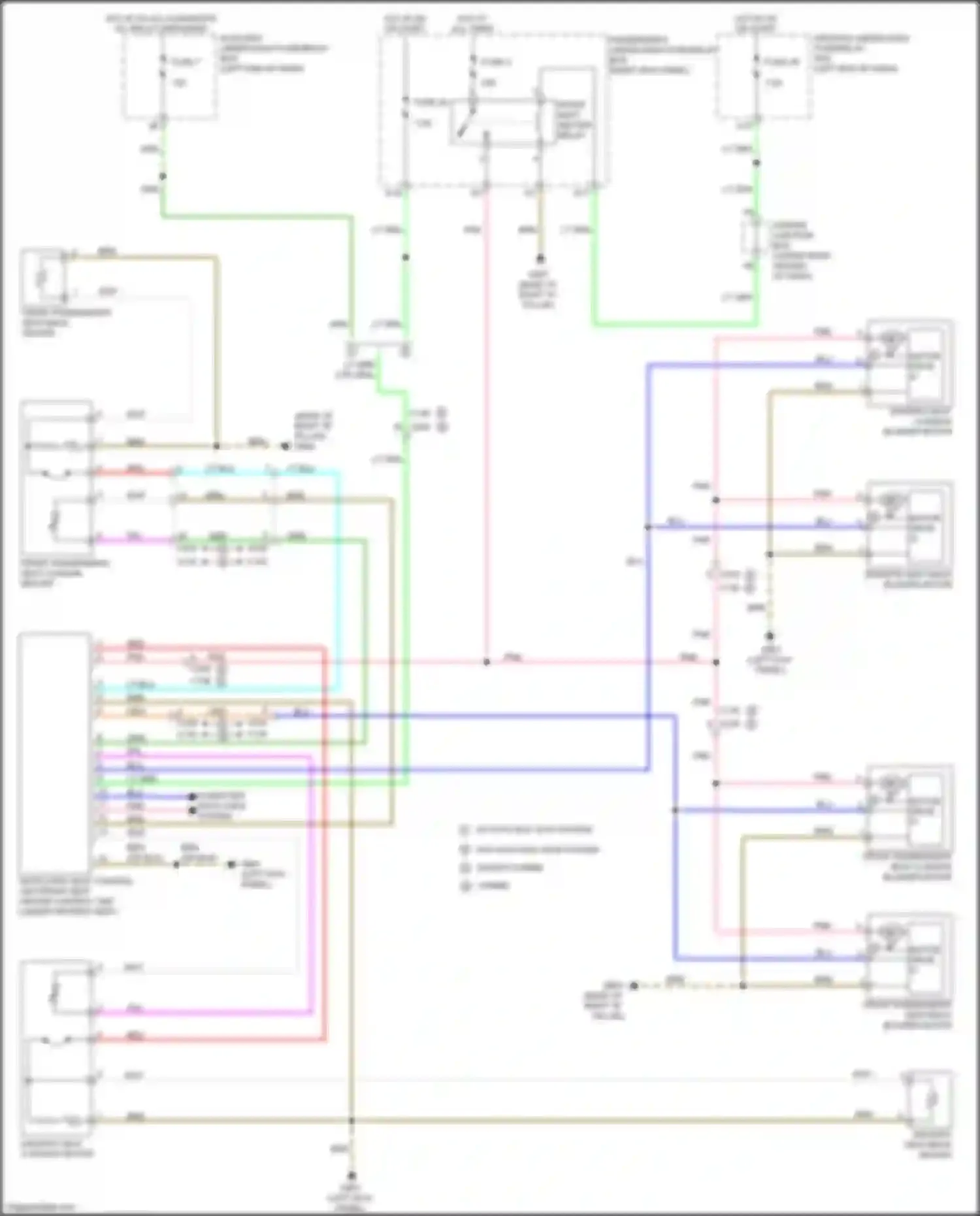 Wiring diagram computer data lines system for Acura MDX III facelift 2 (2016-2021) (77 of 140)