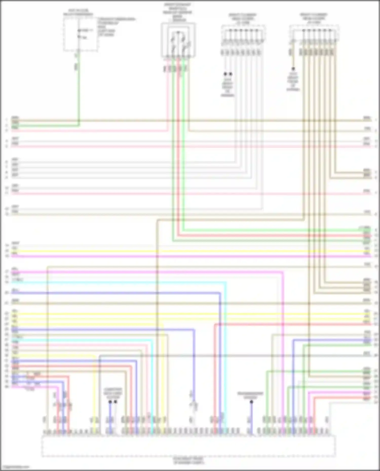 Wiring diagram computer data lines system for Acura MDX III facelift 2 (2016-2021) (129 of 140)