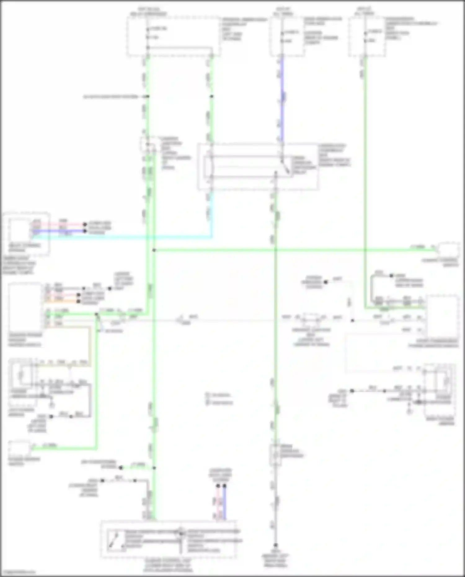 Wiring diagram driver's power window master switch for Acura MDX III facelift 2 (2016-2021) (23 of 27)