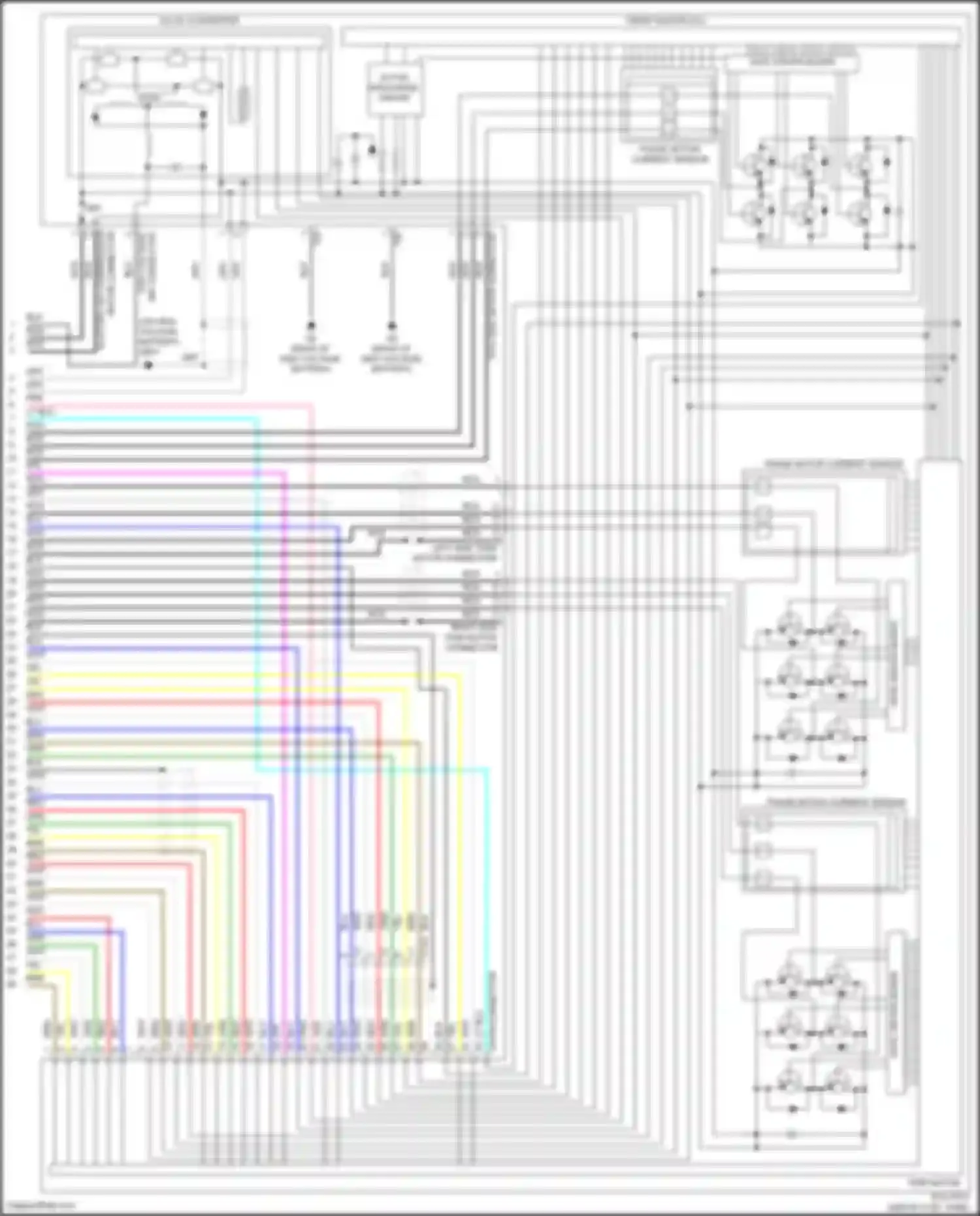 Wiring diagram electric a/c compressor for Acura MDX III facelift 2 (2016-2021) (6 of 6)