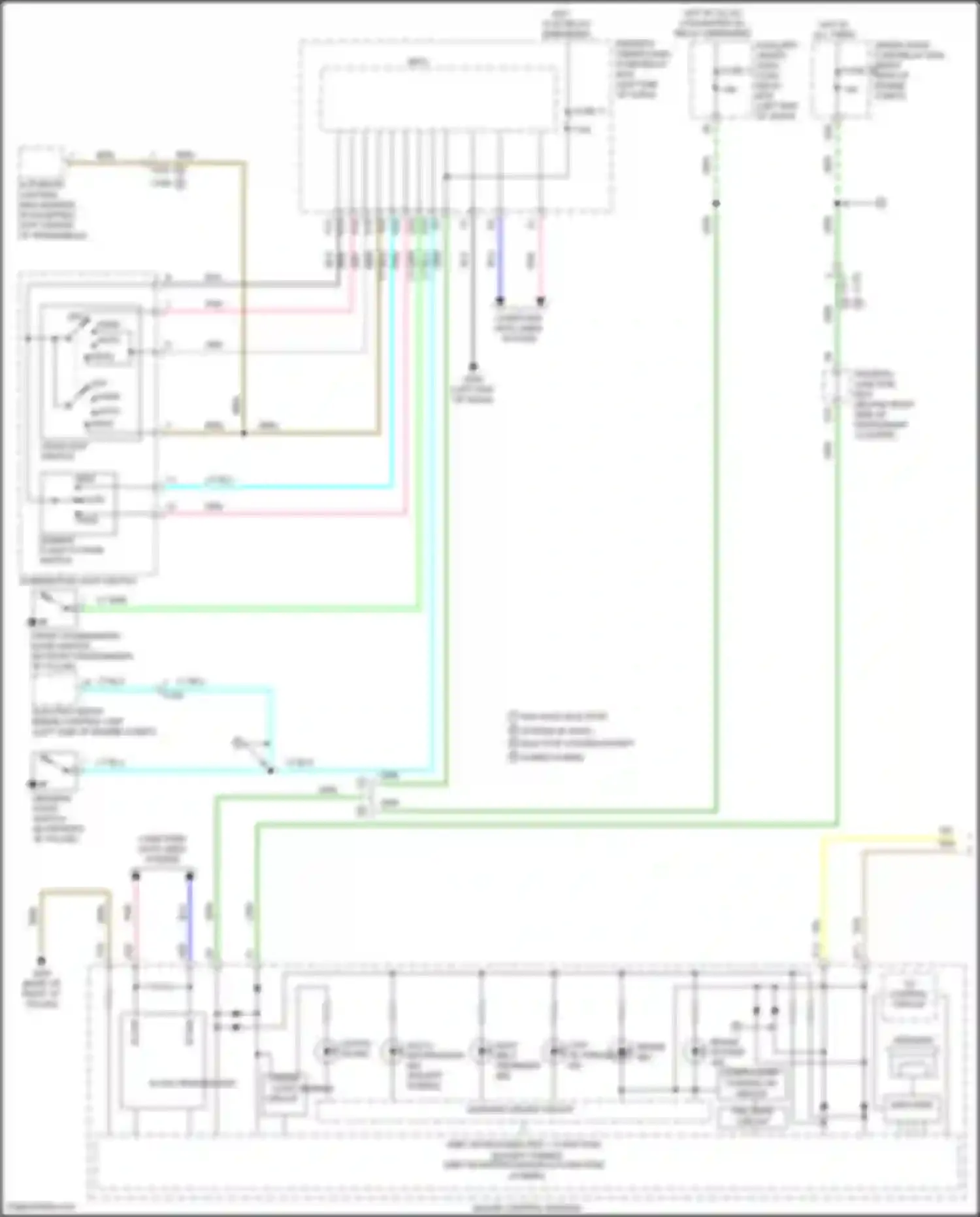 Wiring diagram fail safe circuit for Acura MDX III facelift 2 (2016-2021) (3 of 7)