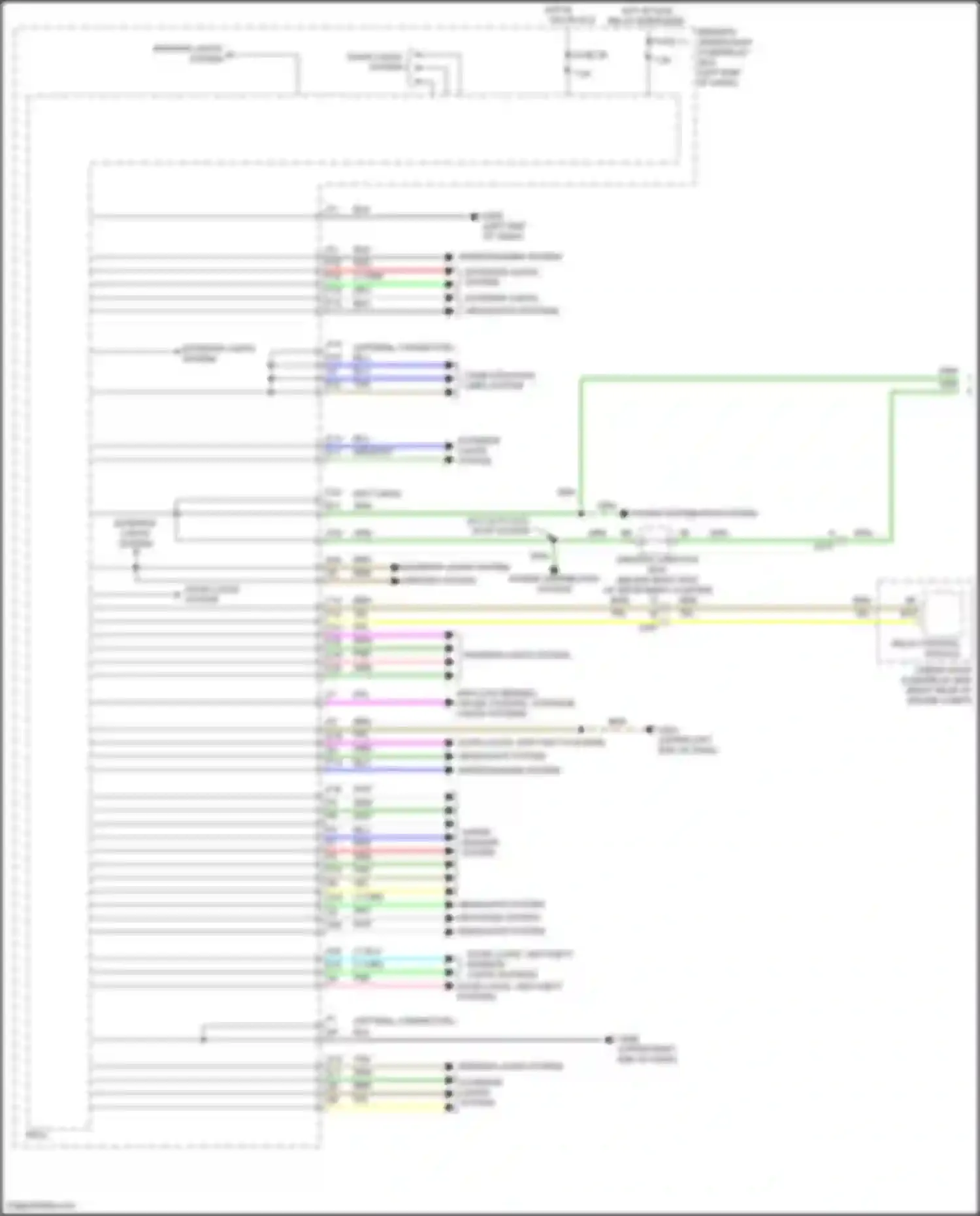 Wiring diagram fuse 11 for Acura MDX III facelift 2 (2016-2021) (23 of 67)