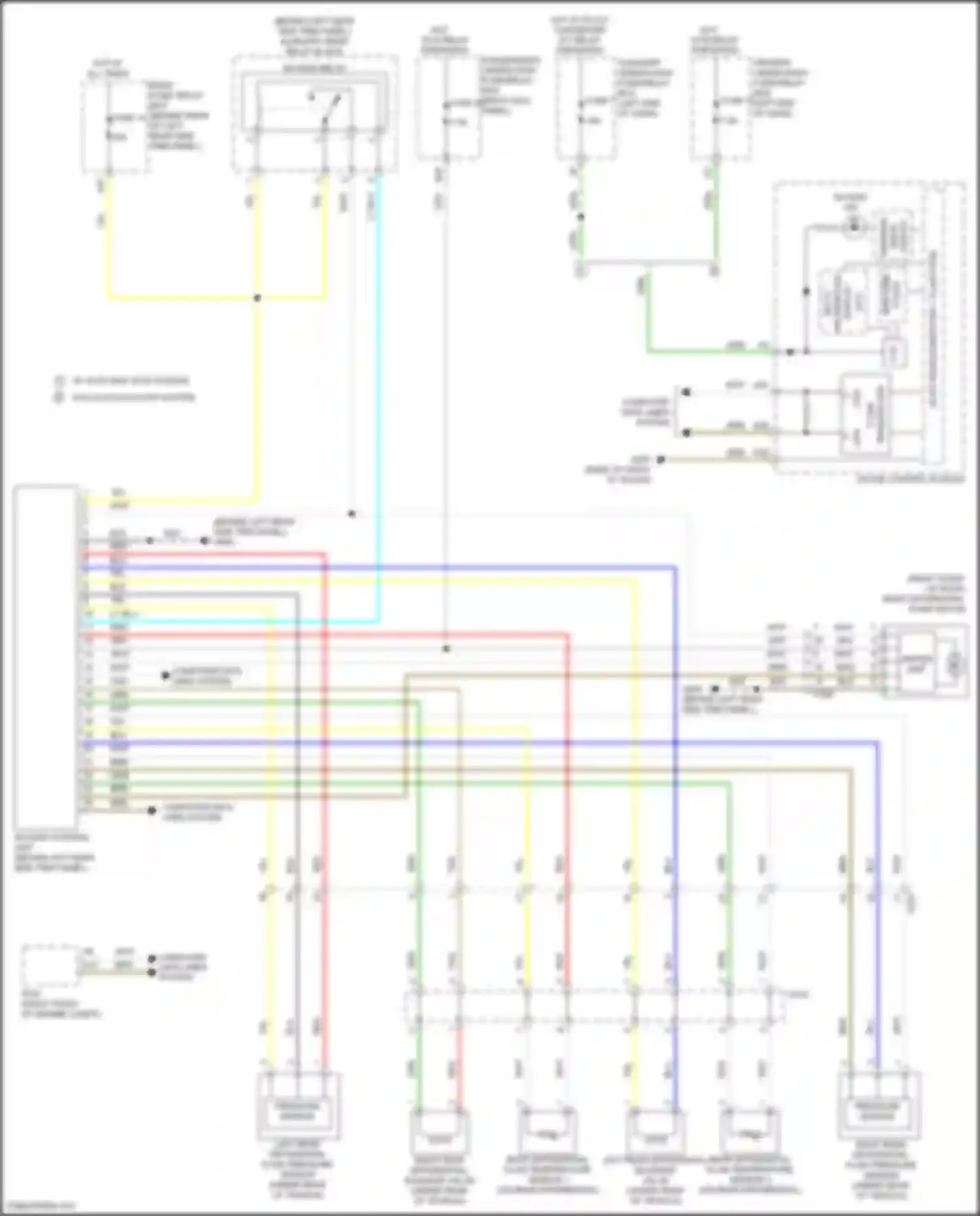 Wiring diagram fuse 14 for Acura MDX III facelift 2 (2016-2021) (1 of 5)