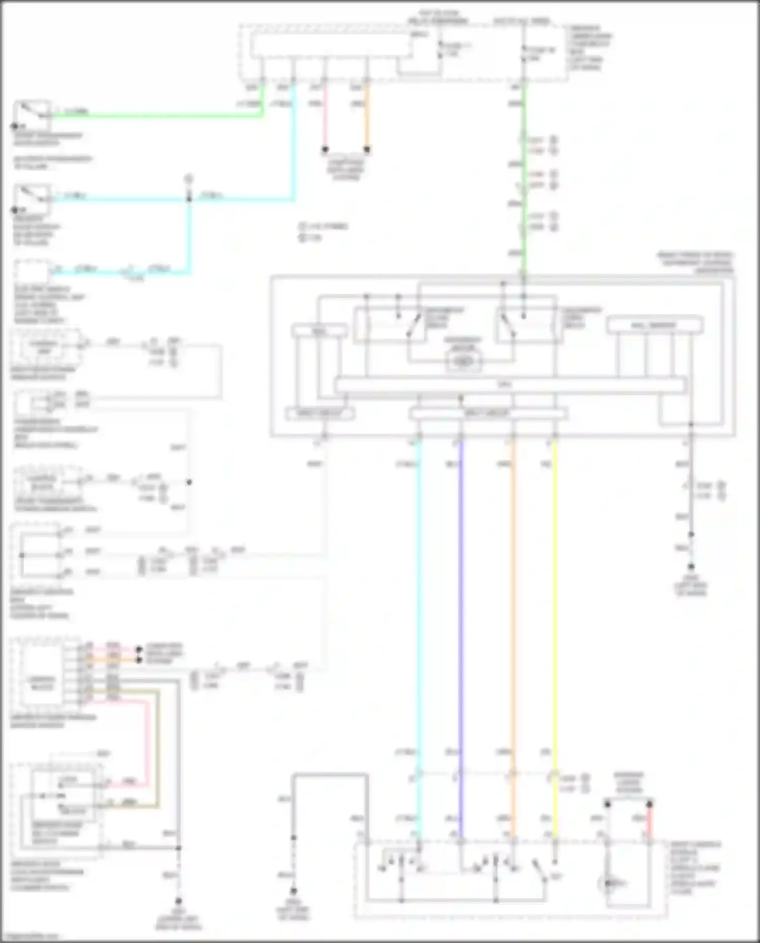 Wiring diagram fuse 16 for Acura MDX III facelift 2 (2016-2021) (30 of 45)