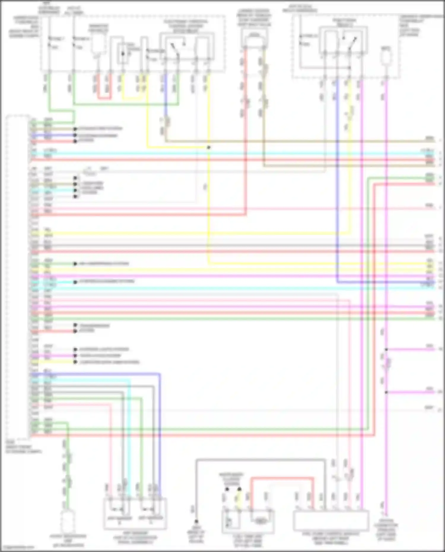 Wiring diagram fuse 28 for Acura MDX III facelift 2 (2016-2021) (11 of 12)