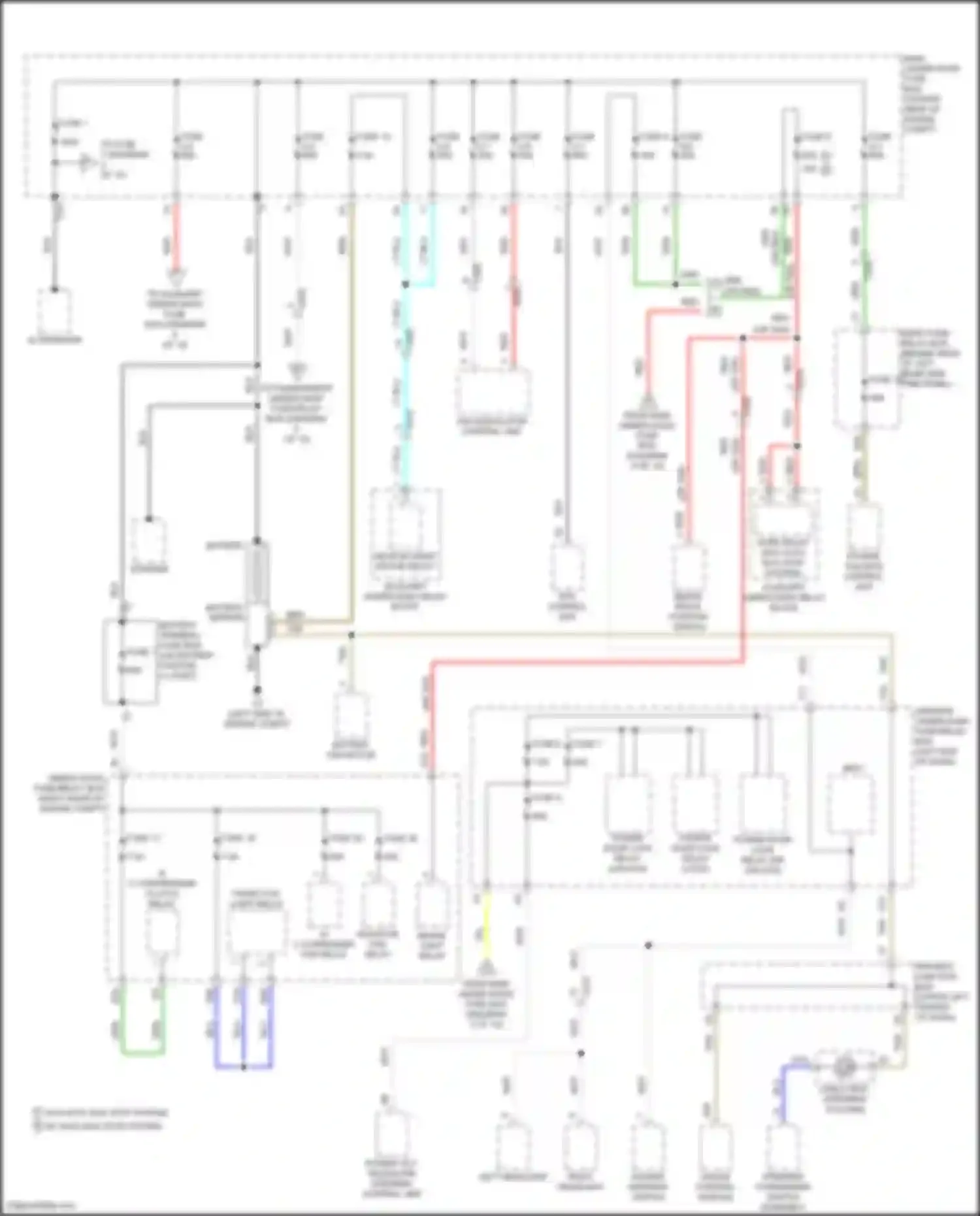 Wiring diagram fuse 29 for Acura MDX III facelift 2 (2016-2021) (4 of 7)
