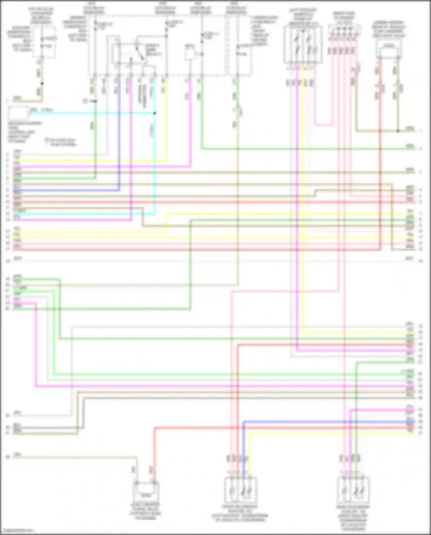 Wiring diagram fuse 3 for Acura MDX III facelift 2 (2016-2021) (25 of 25)