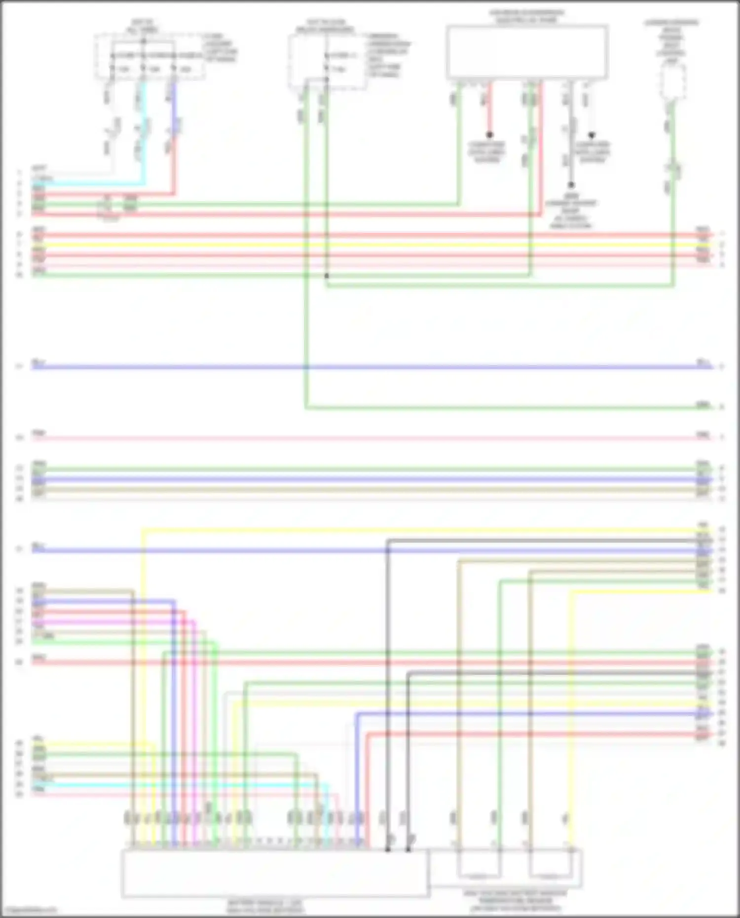 Wiring diagram fuse 6 for Acura MDX III facelift 2 (2016-2021) (20 of 20)