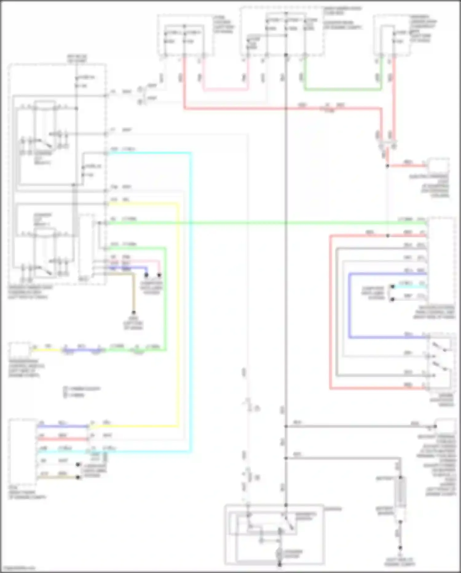 Wiring diagram fuse 7 for Acura MDX III facelift 2 (2016-2021) (39 of 45)