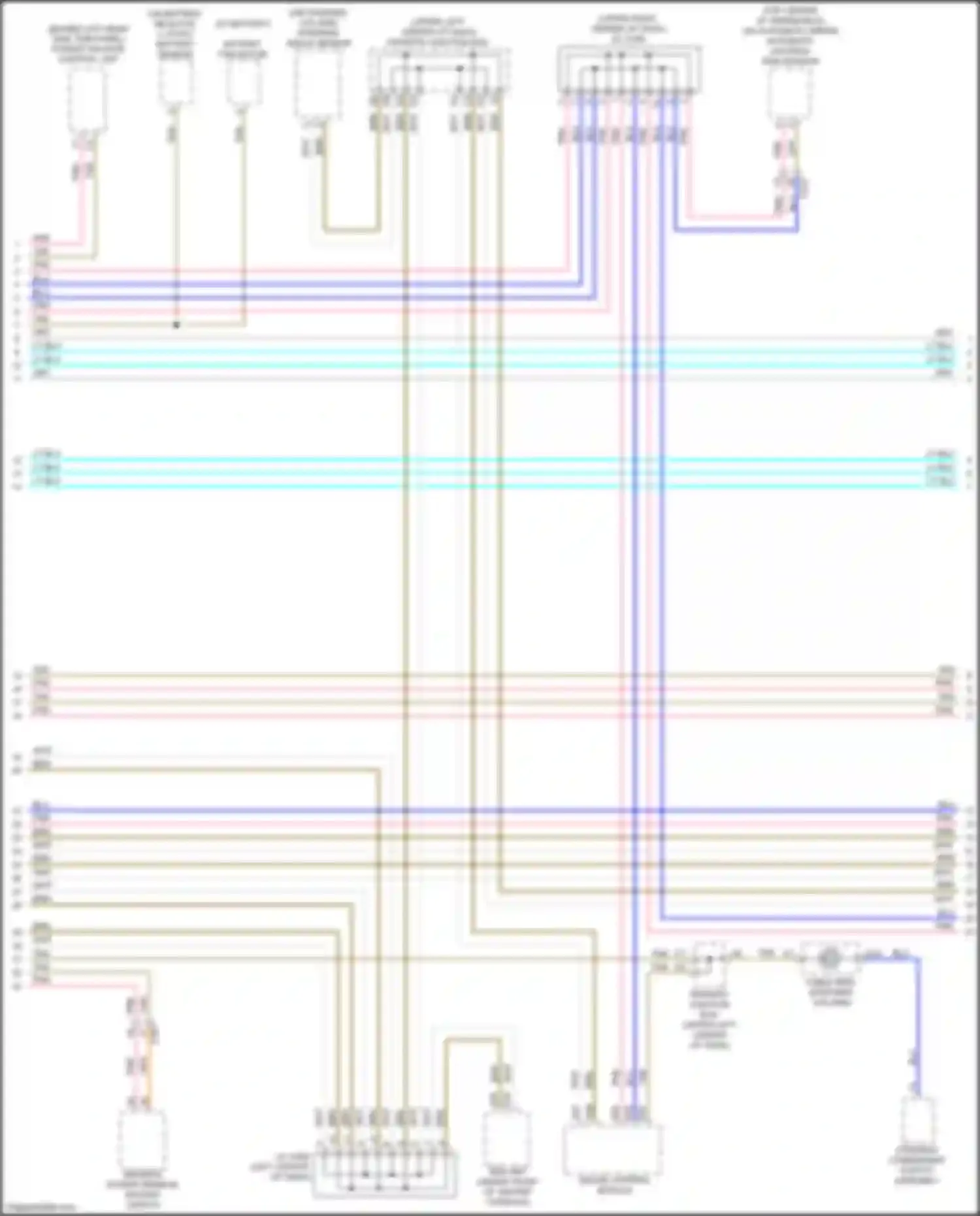Wiring diagram gauge control module for Acura MDX III facelift 2 (2016-2021) (3 of 55)