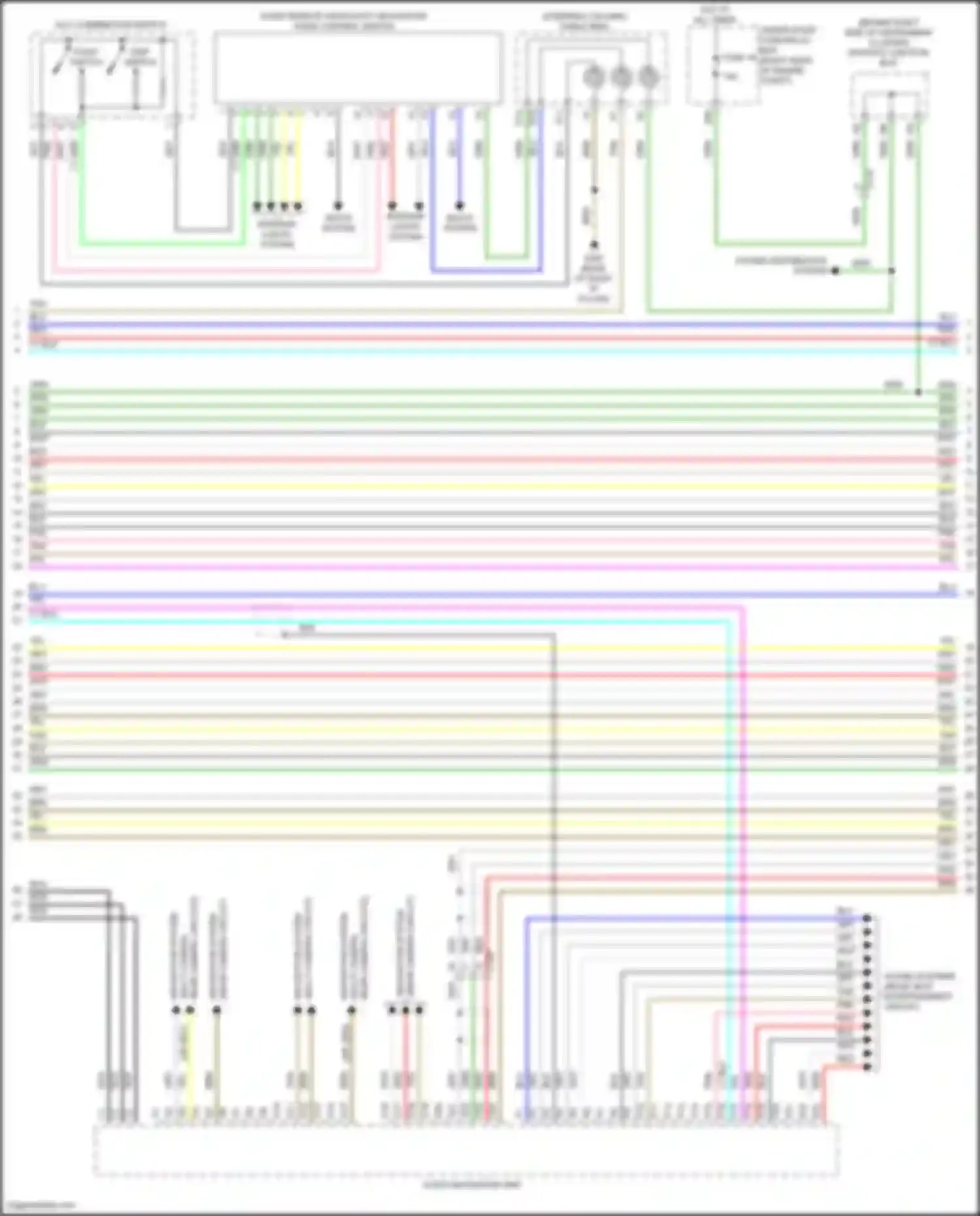 Wiring diagram grn for Acura MDX III facelift 2 (2016-2021) (202 of 223)