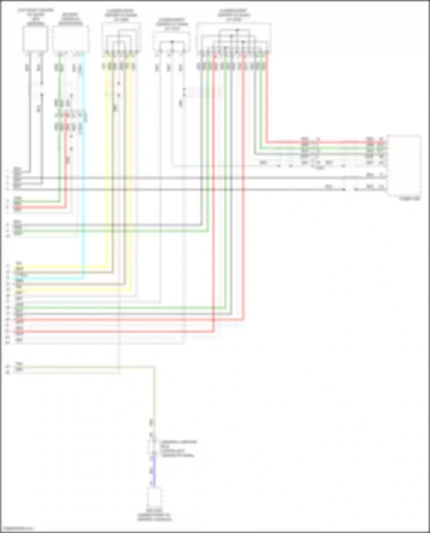 Wiring diagram grn for Acura MDX III facelift 2 (2016-2021) (64 of 223)