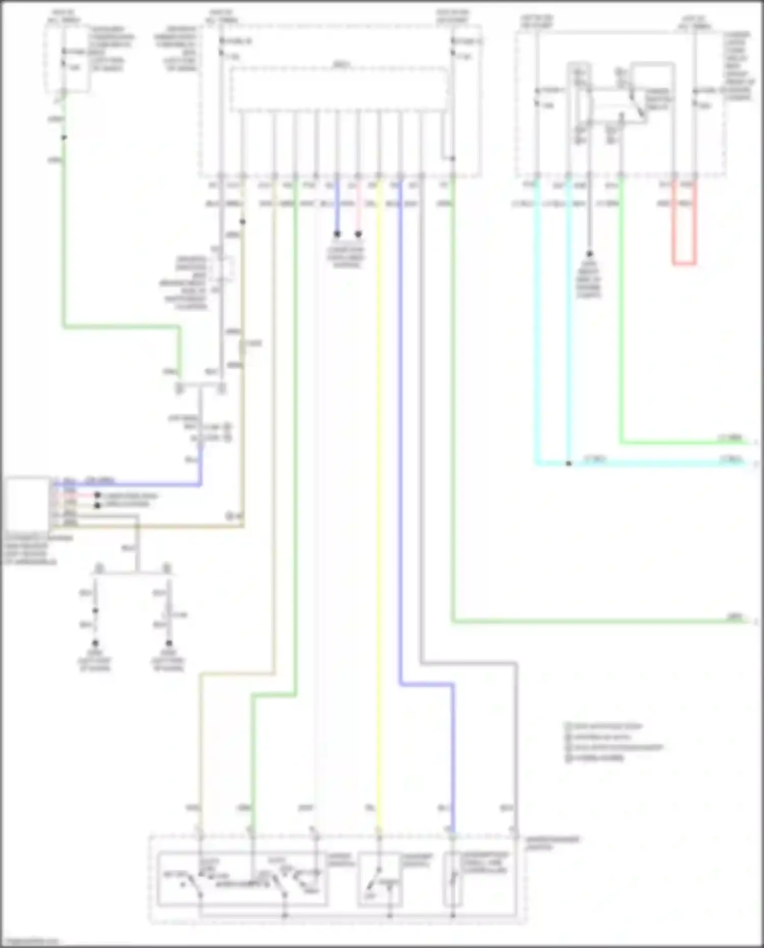 Wiring diagram grn for Acura MDX III facelift 2 (2016-2021) (163 of 223)