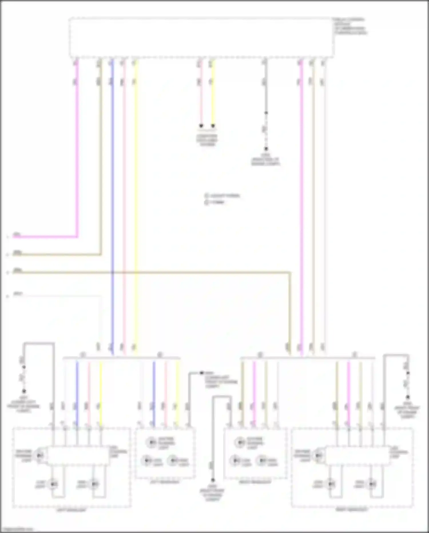 Wiring diagram high light for Acura MDX III facelift 2 (2016-2021) (1 of 1)
