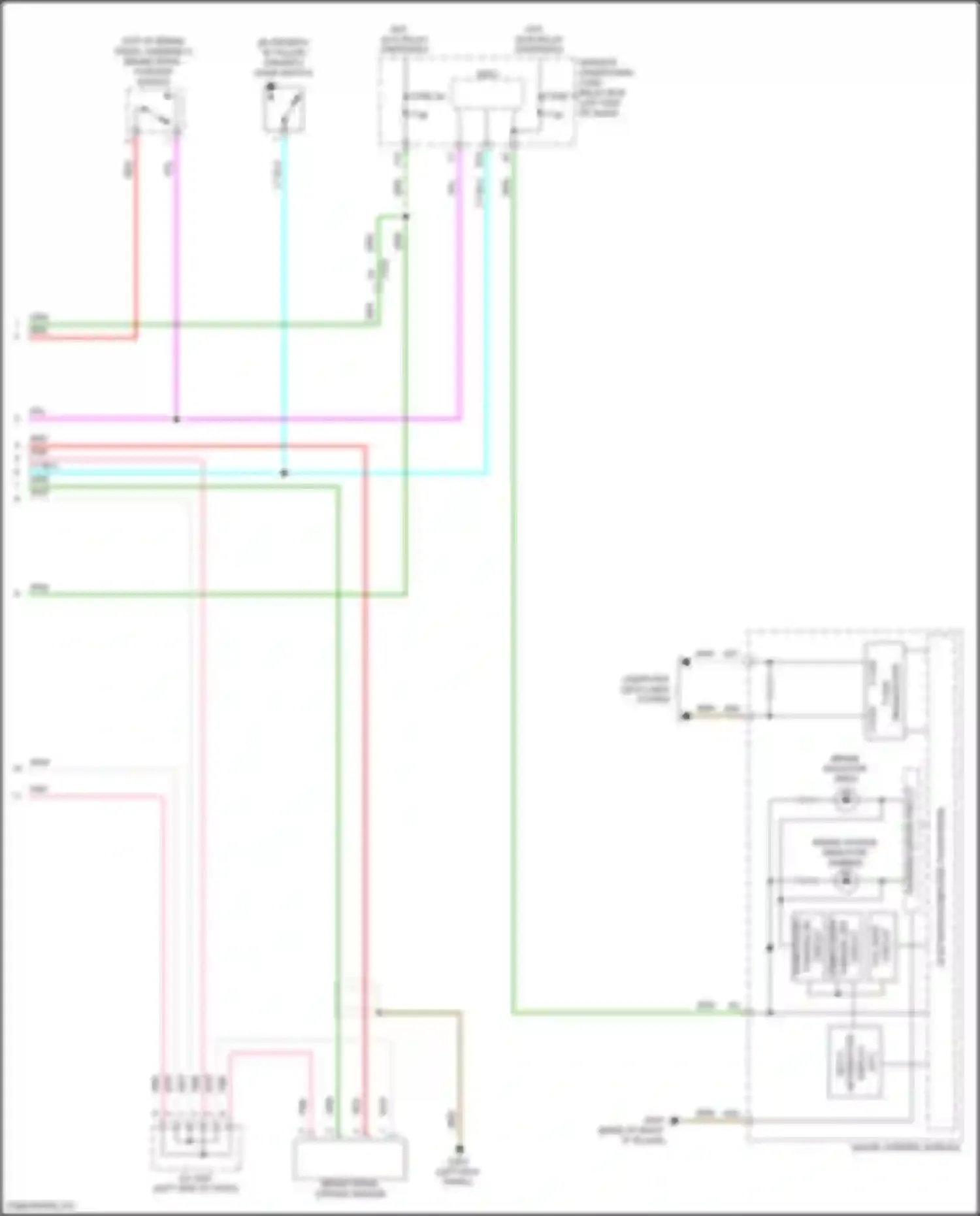 Wiring diagram hot w/ for Acura MDX III facelift 2 (2016-2021) (4 of 20)