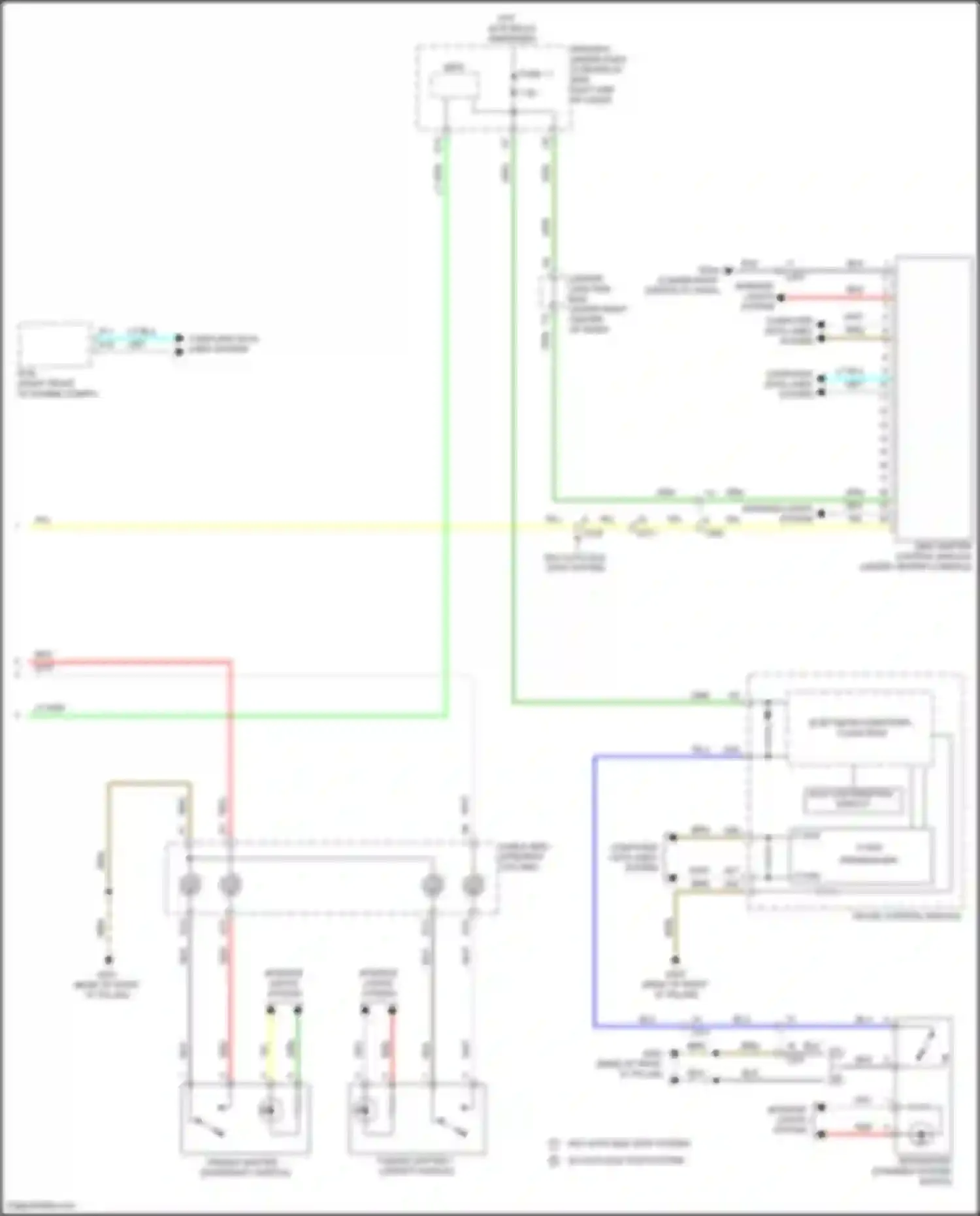 Wiring diagram hot w/ for Acura MDX III facelift 2 (2016-2021) (2 of 20)