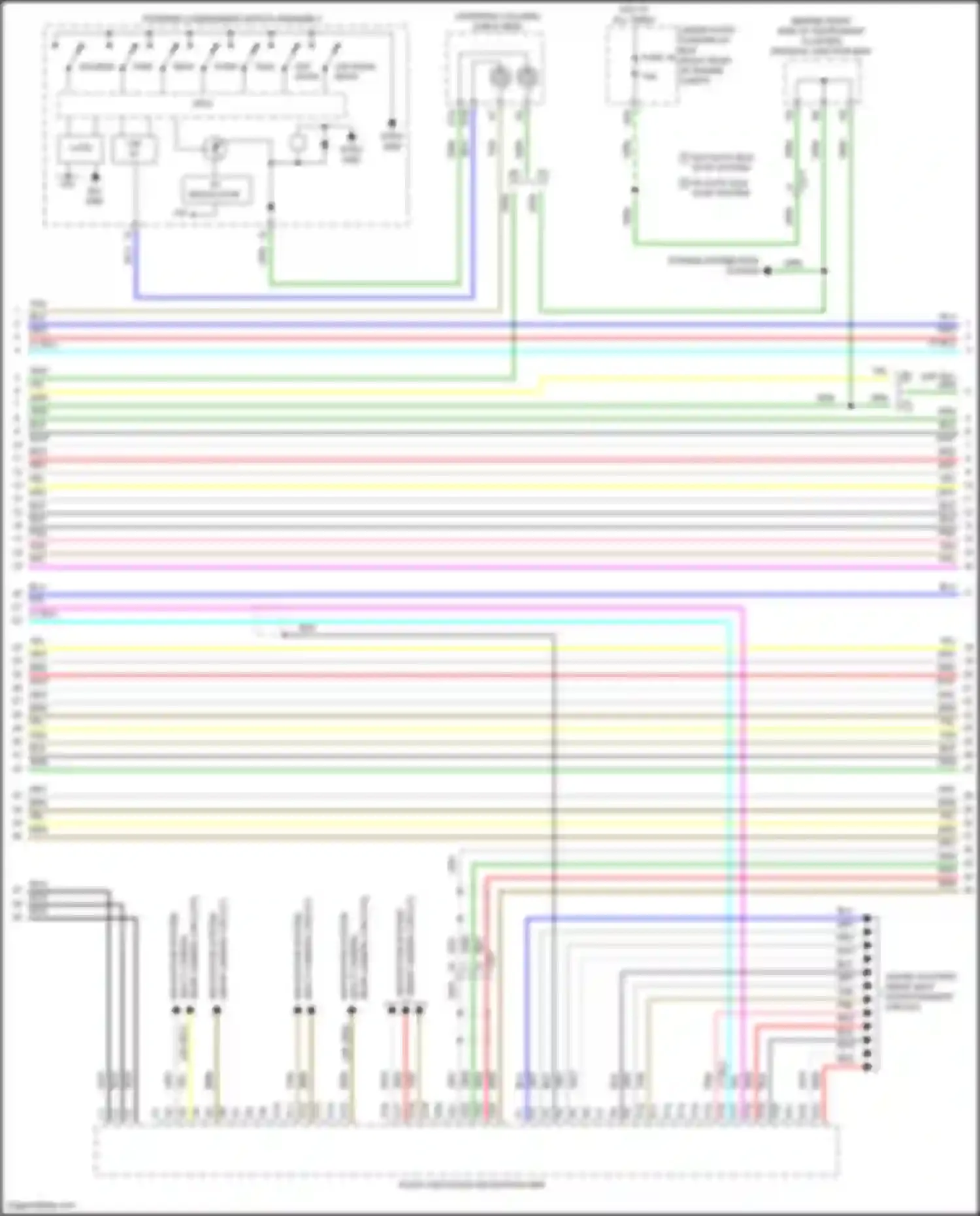 Wiring diagram nca for Acura MDX III facelift 2 (2016-2021) (5 of 66)