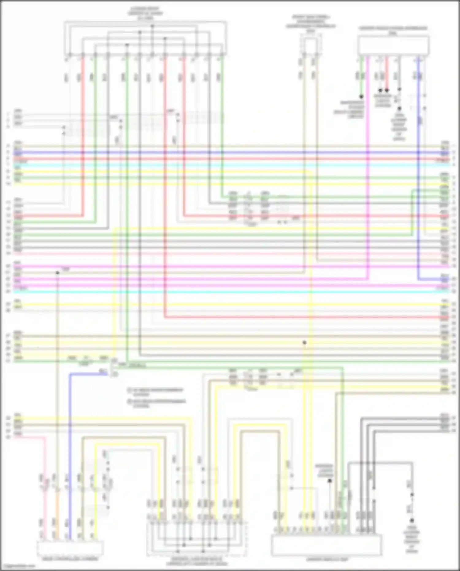 Wiring diagram nca for Acura MDX III facelift 2 (2016-2021) (4 of 66)