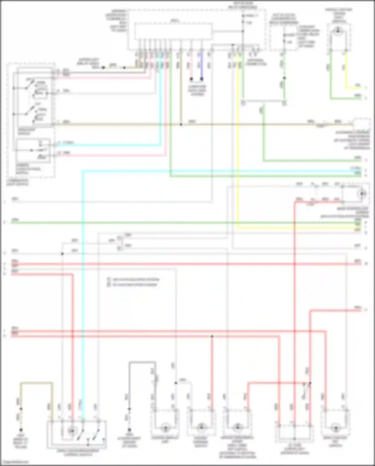 Wiring diagram optional connector for Acura MDX III facelift 2 (2016-2021) (11 of 15)