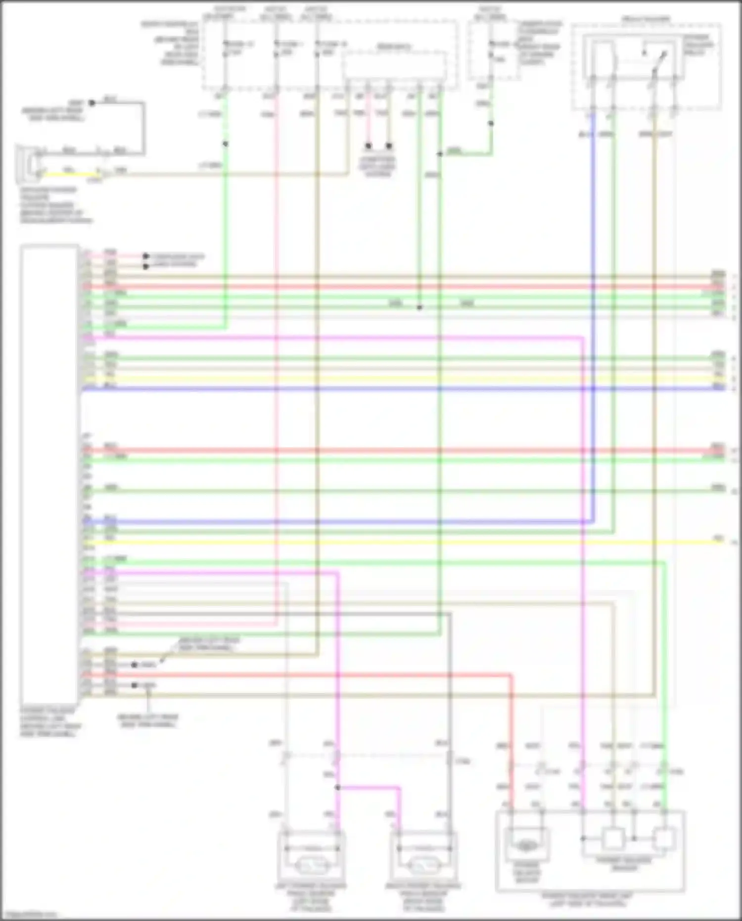 Wiring diagram pnk for Acura MDX III facelift 2 (2016-2021) (150 of 212)