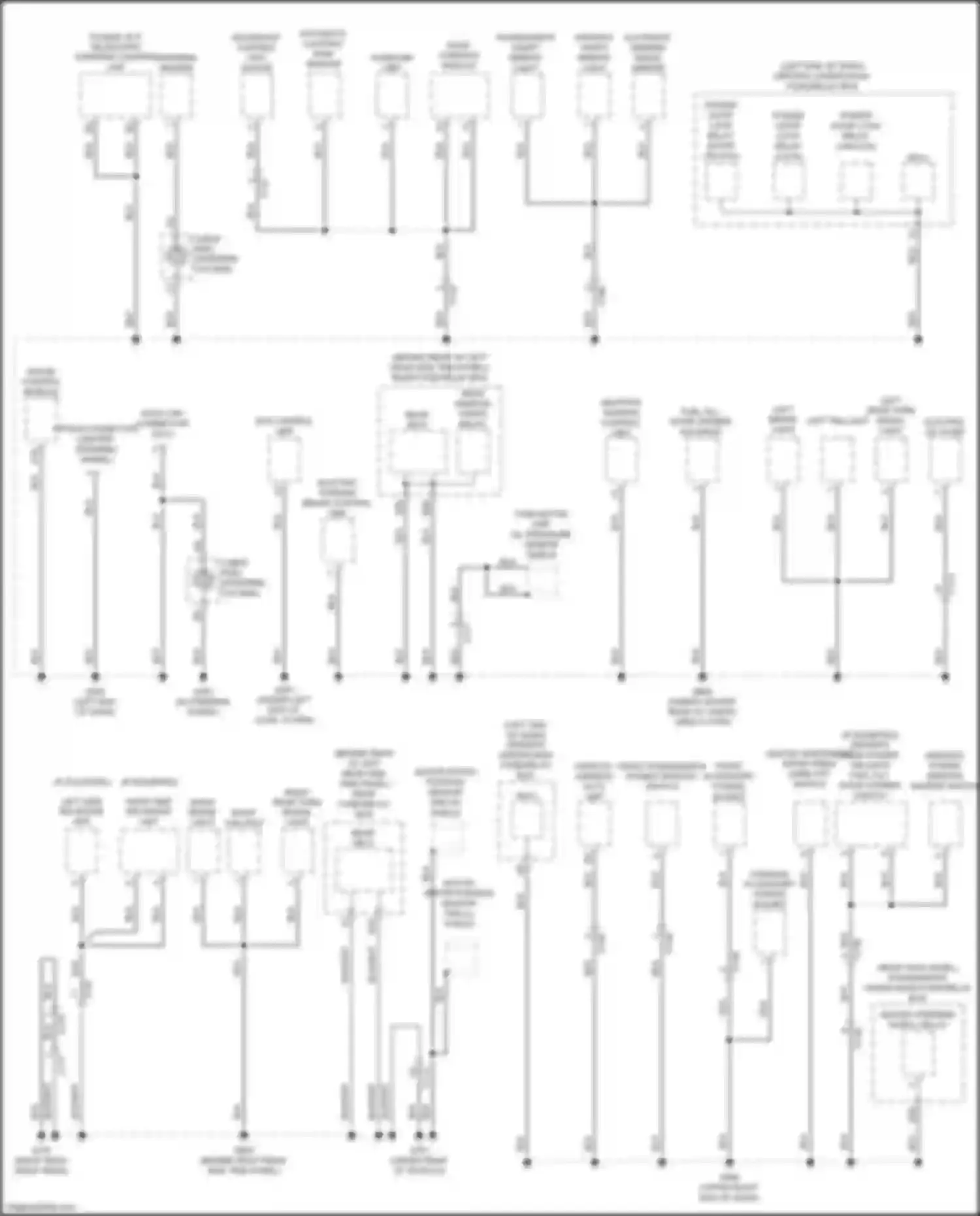 Wiring diagram rear fuse/relay box for Acura MDX III facelift 2 (2016-2021) (7 of 21)