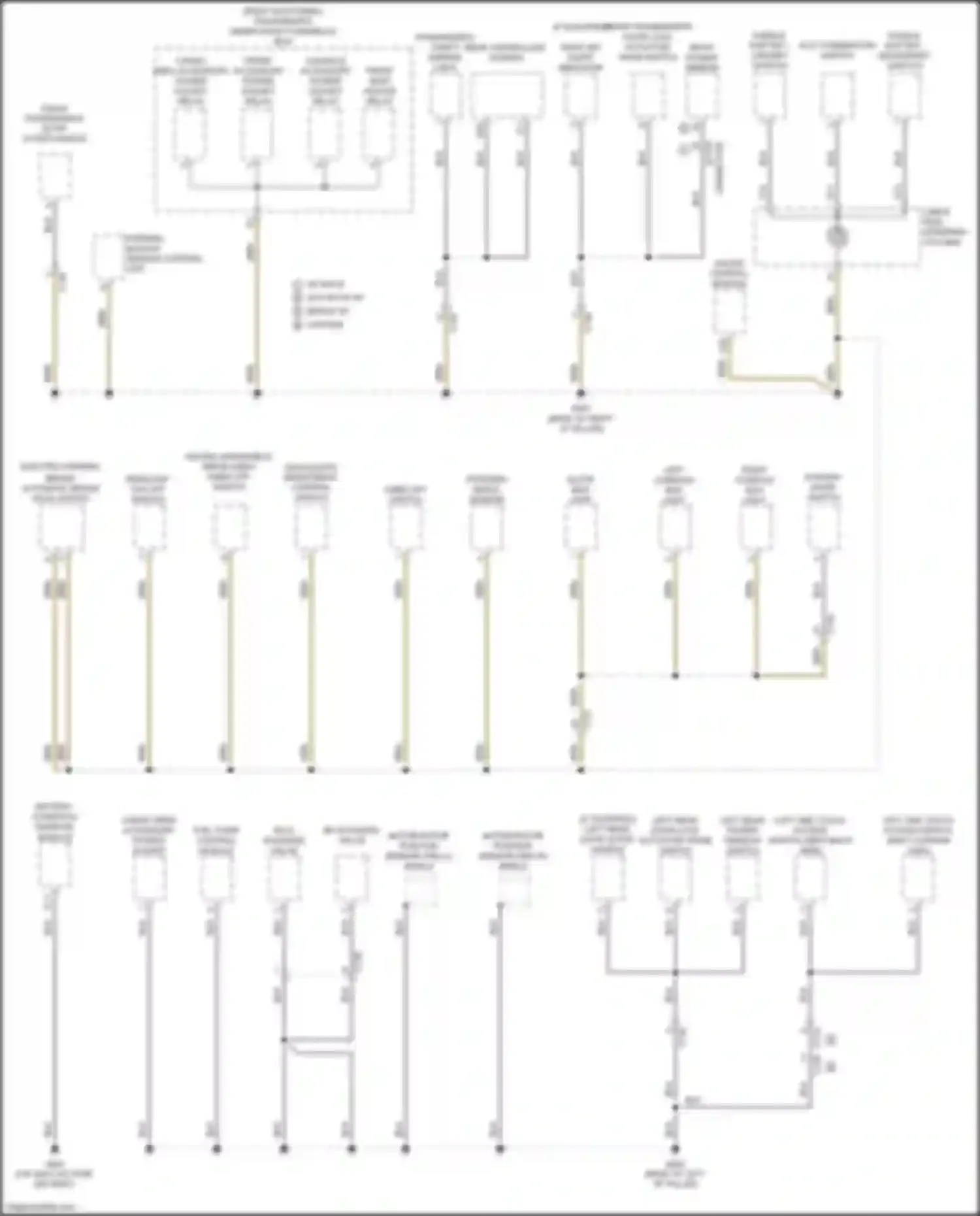 Wiring diagram right power mirror for Acura MDX III facelift 2 (2016-2021) (2 of 10)