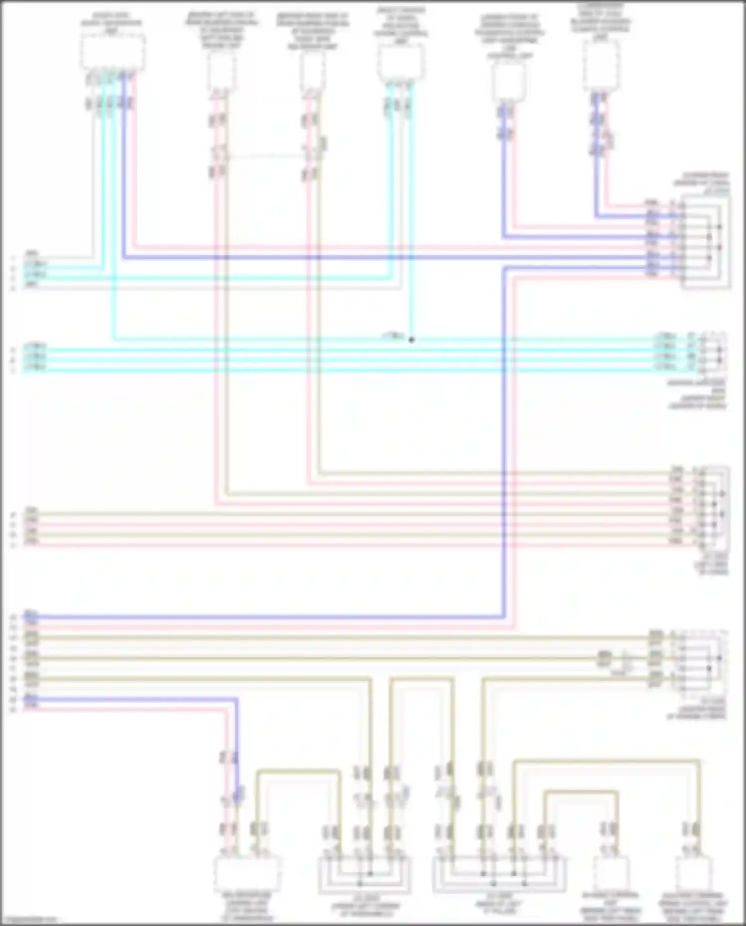 Wiring diagram sh-awd control unit for Acura MDX III facelift 2 (2016-2021) (2 of 6)