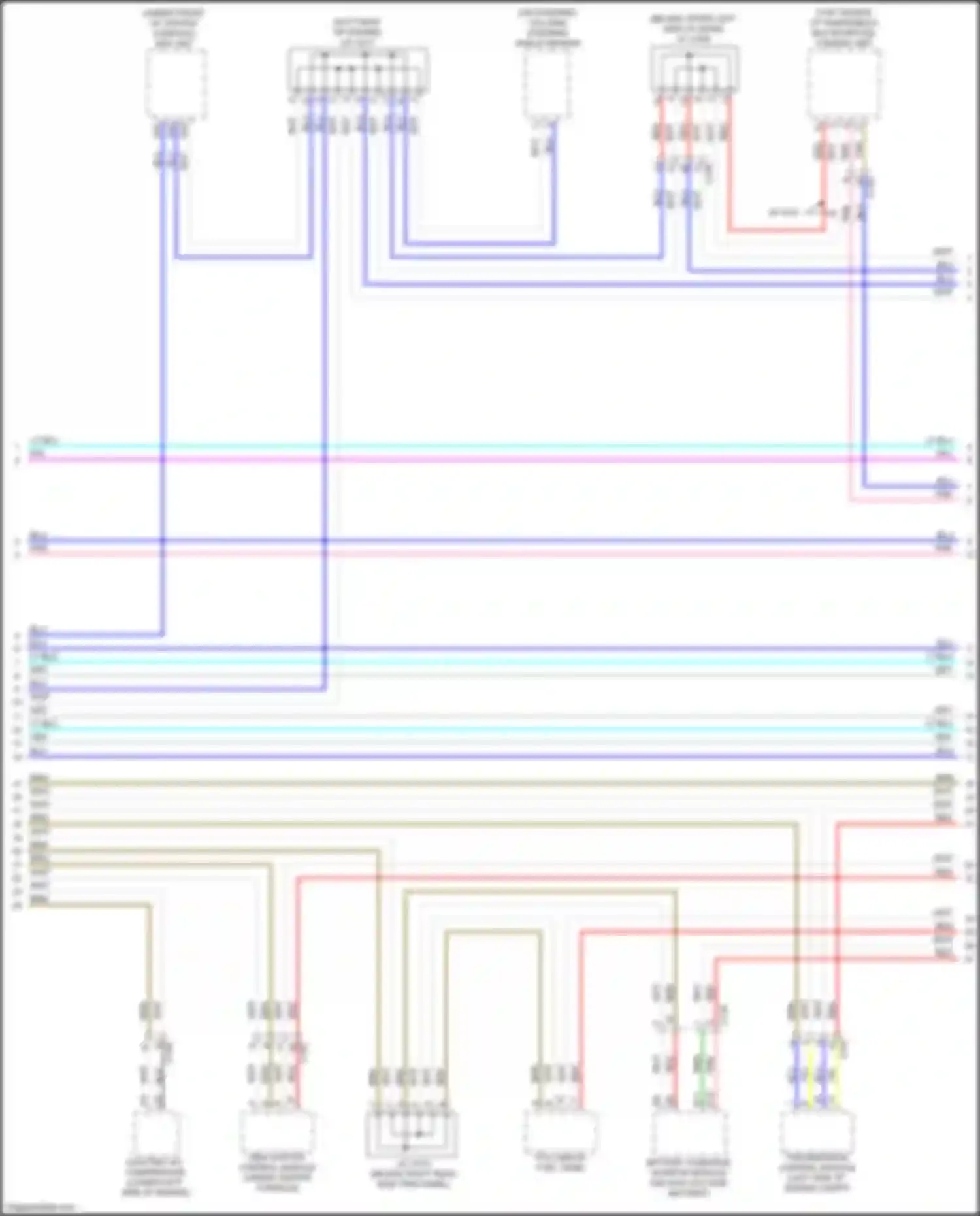 Wiring diagram steering angle sensor for Acura MDX III facelift 2 (2016-2021) (6 of 12)