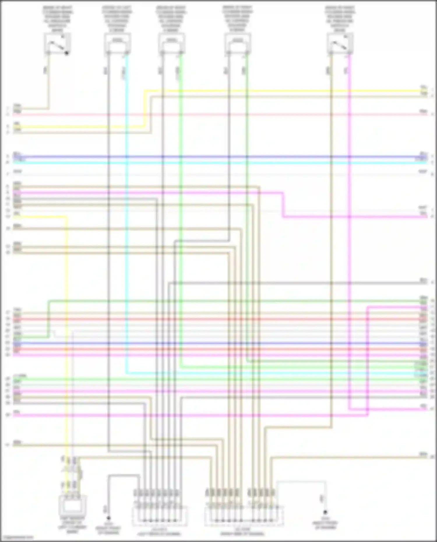 Wiring diagram tan for Acura MDX III facelift 2 (2016-2021) (159 of 165)
