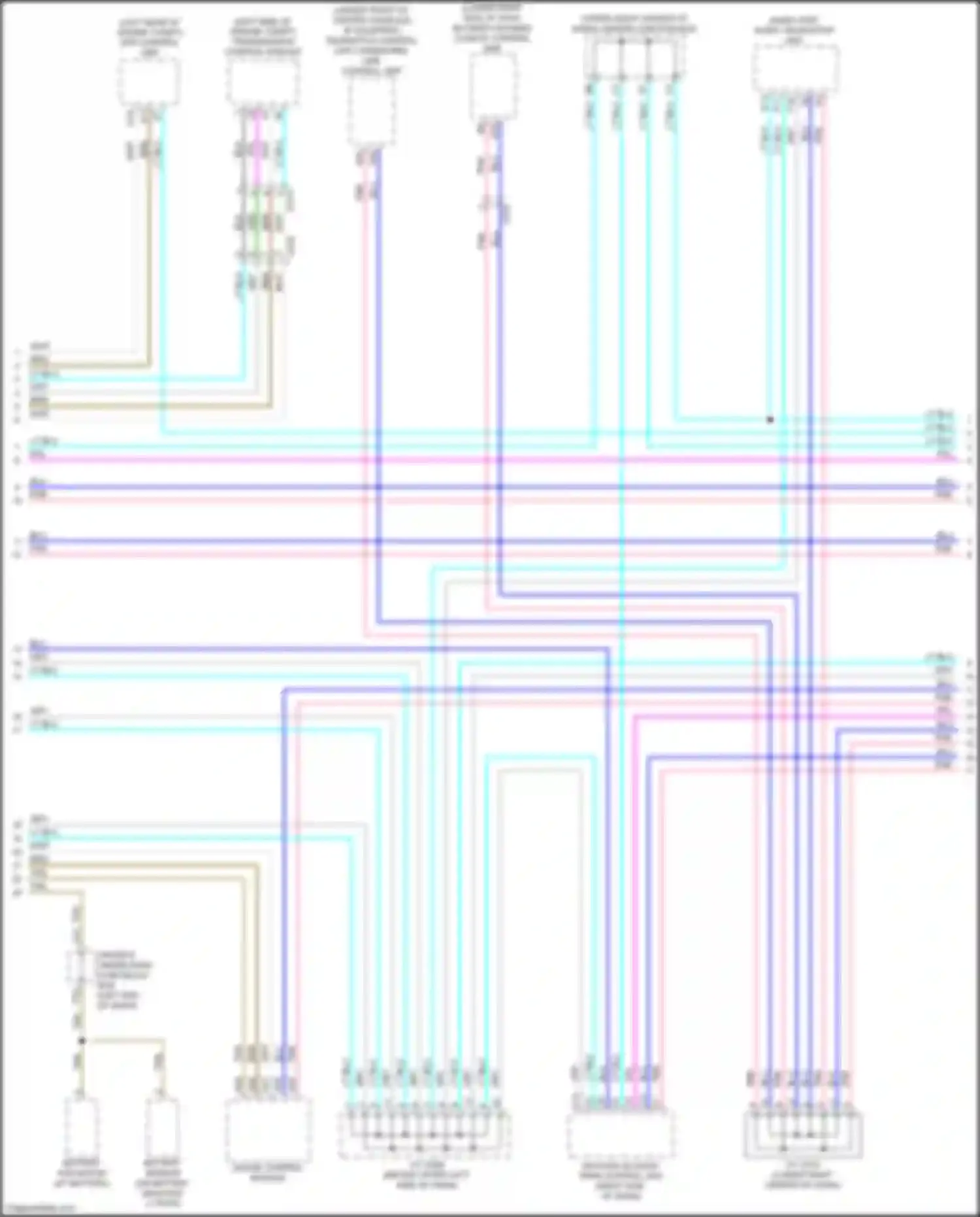 Wiring diagram transmission control module for Acura MDX III facelift 2 (2016-2021) (5 of 21)