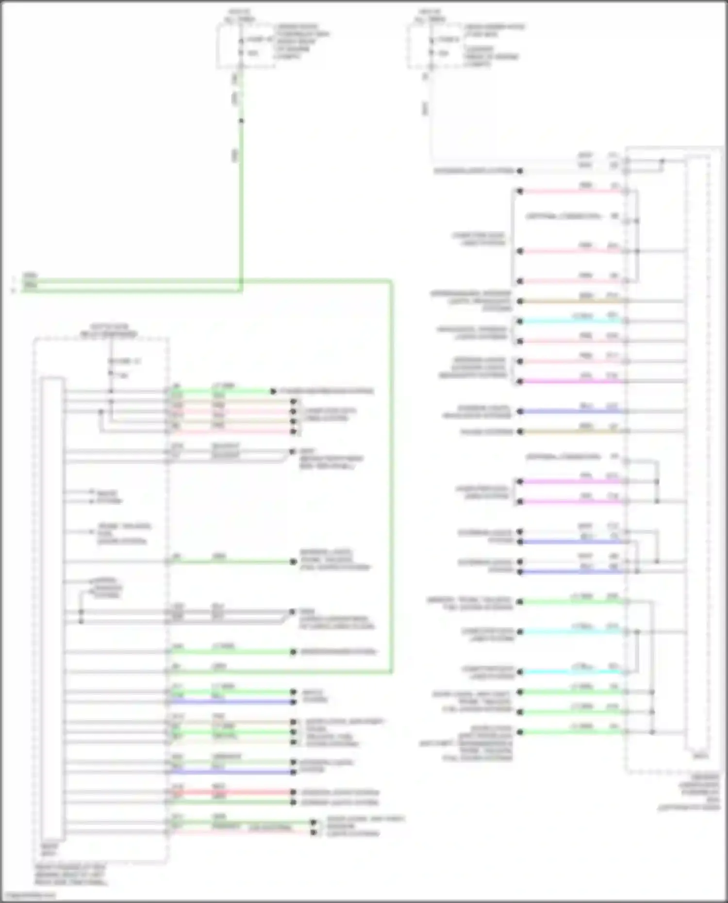 Wiring diagram under-hood fuse/relay box for Acura MDX III facelift 2 (2016-2021) (33 of 91)