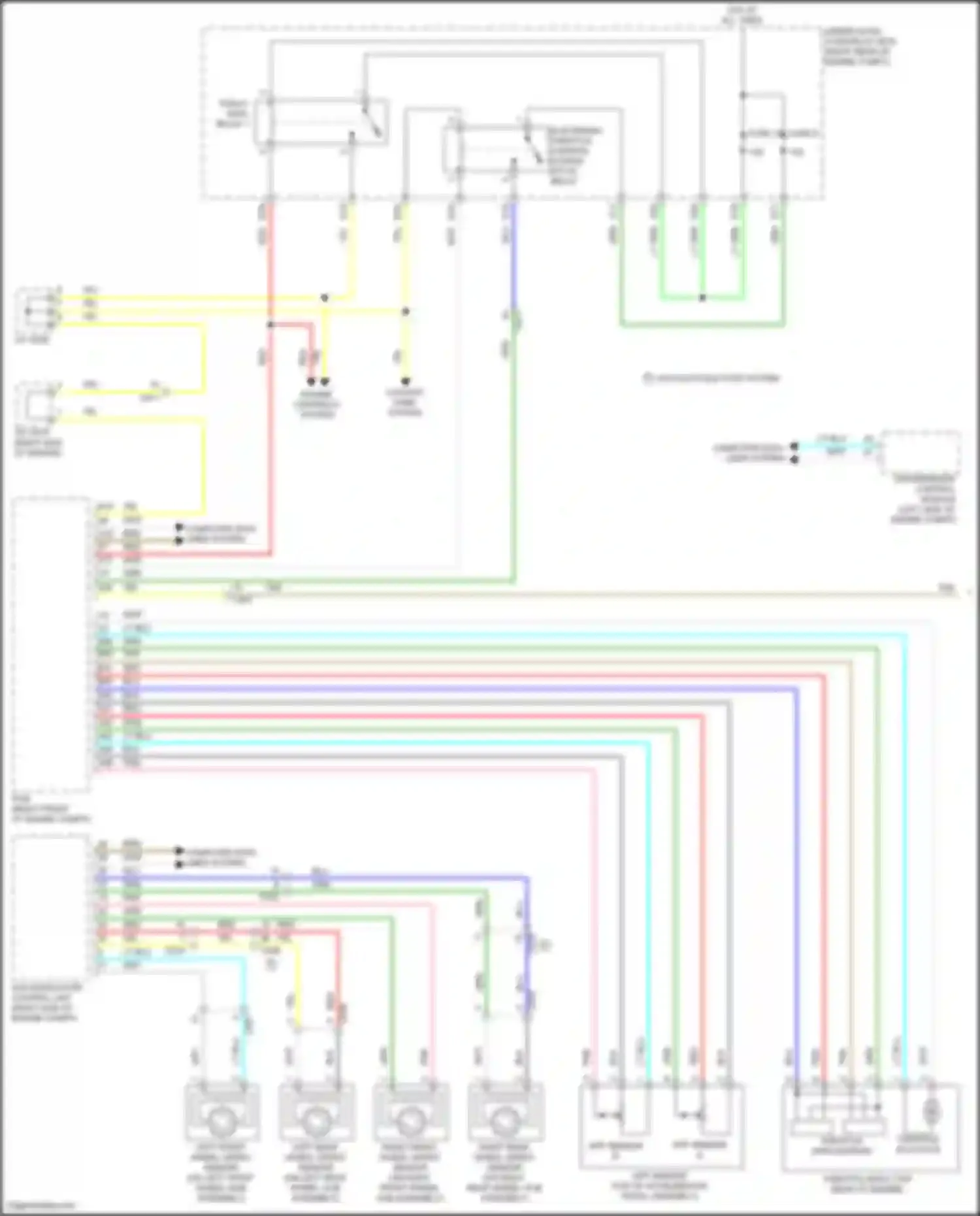 Wiring diagram under-hood fuse/relay box for Acura MDX III facelift 2 (2016-2021) (62 of 91)