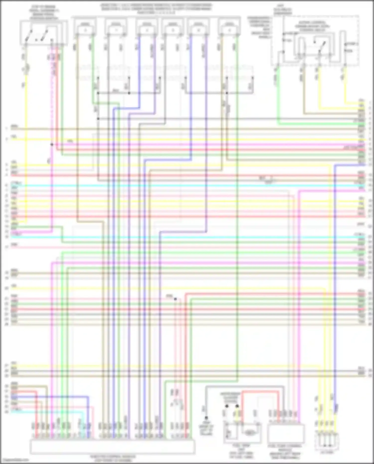 Wiring diagram wht for Acura MDX III facelift 2 (2016-2021) (203 of 210)