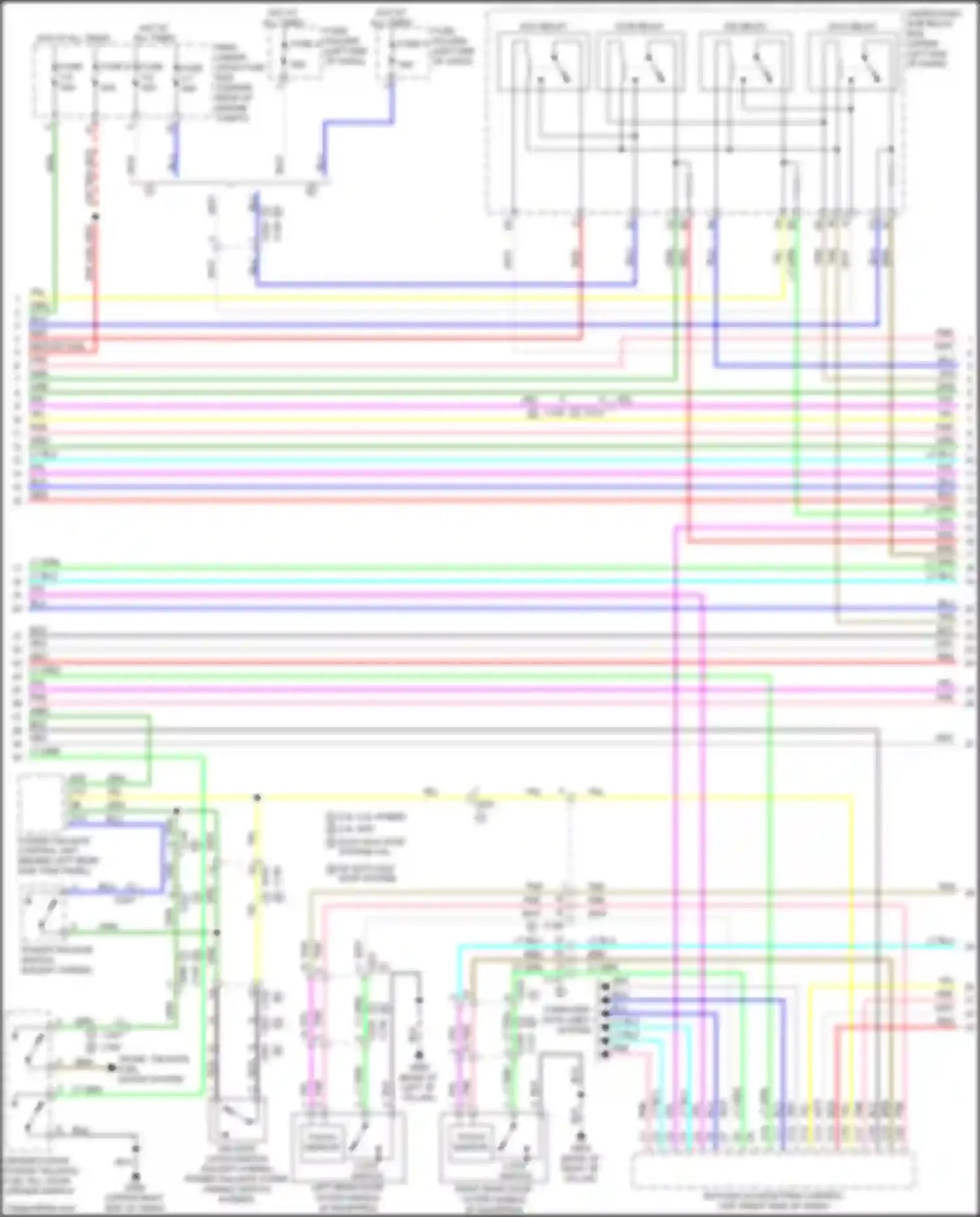 Wiring diagram yel for Acura MDX III facelift 2 (2016-2021) (95 of 200)