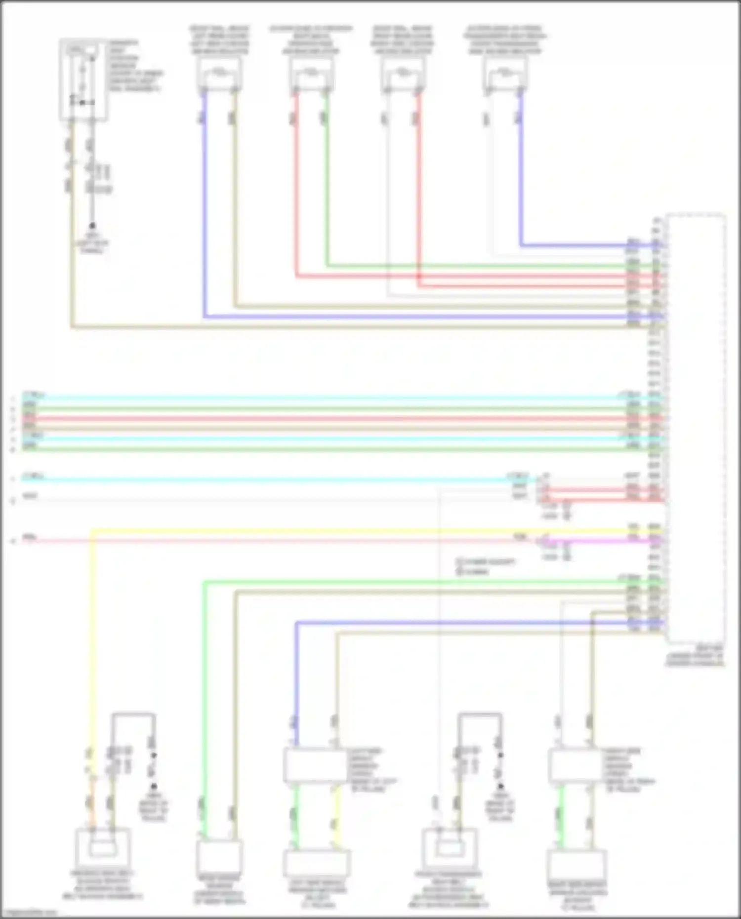 Wiring diagram yel for Acura MDX III facelift 2 (2016-2021) (170 of 200)