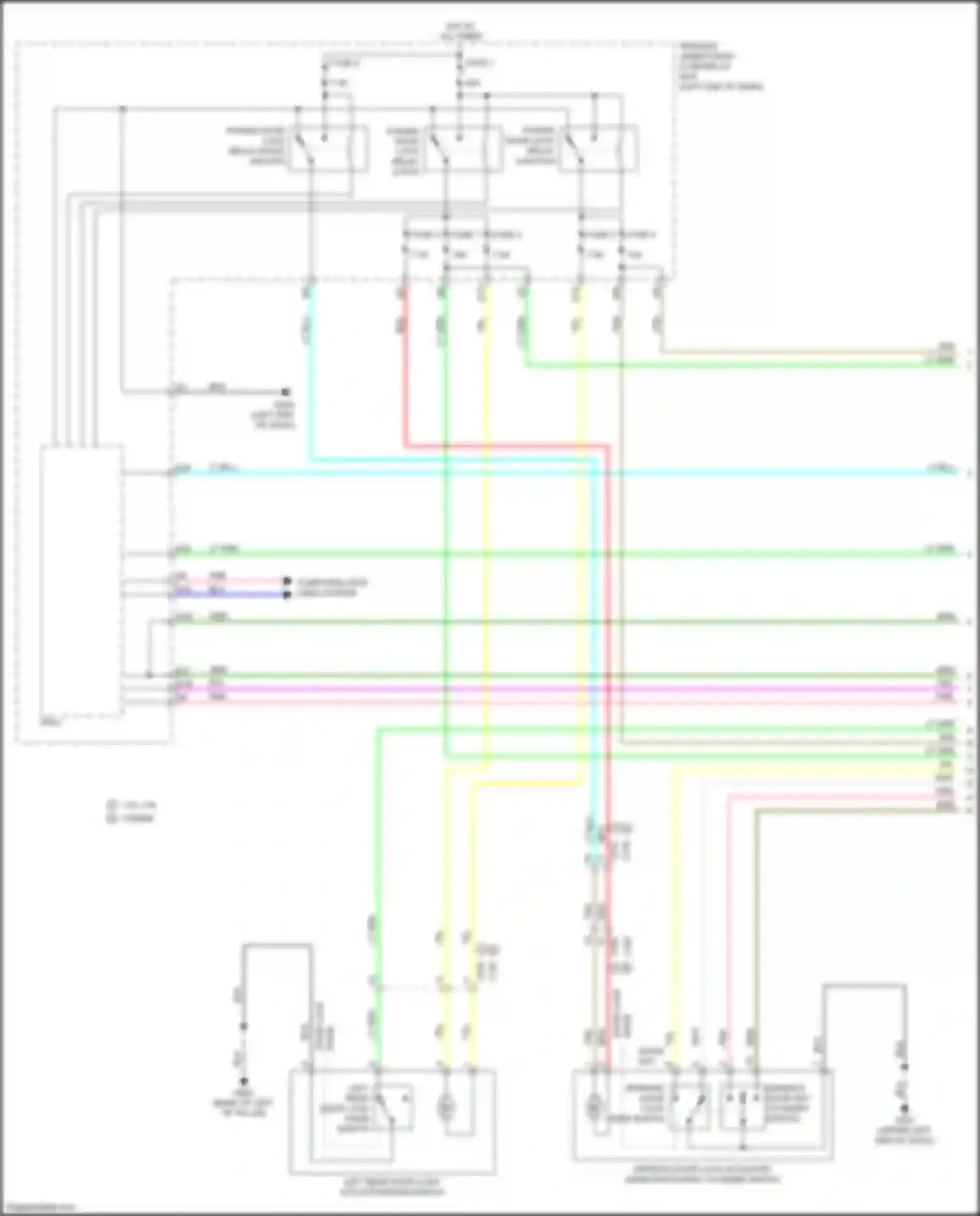 Wiring diagram yel for Acura MDX III facelift 2 (2016-2021) (91 of 200)