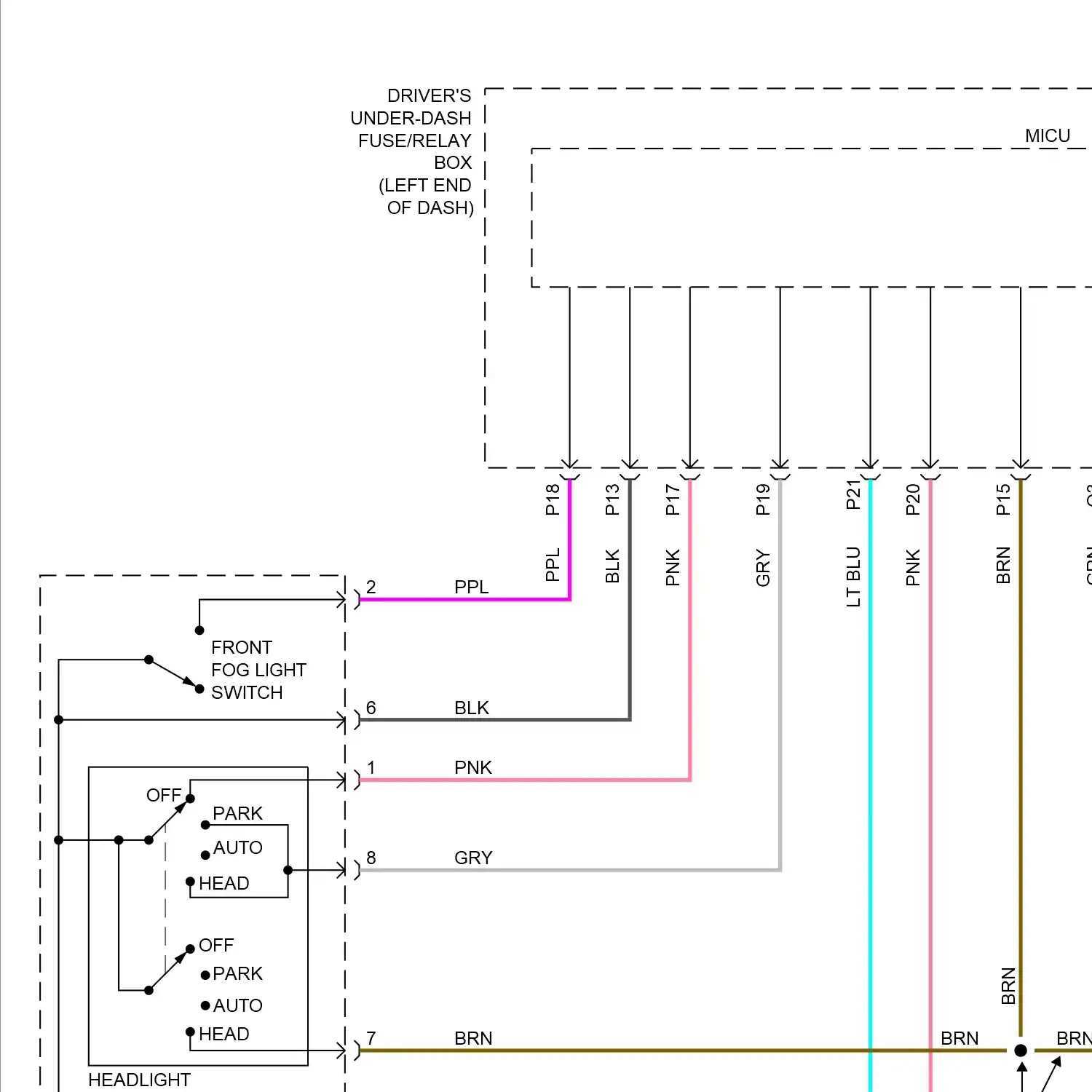 demo - Headlamps circuit (1 of 3) Headlamps circuit (1 of 3)