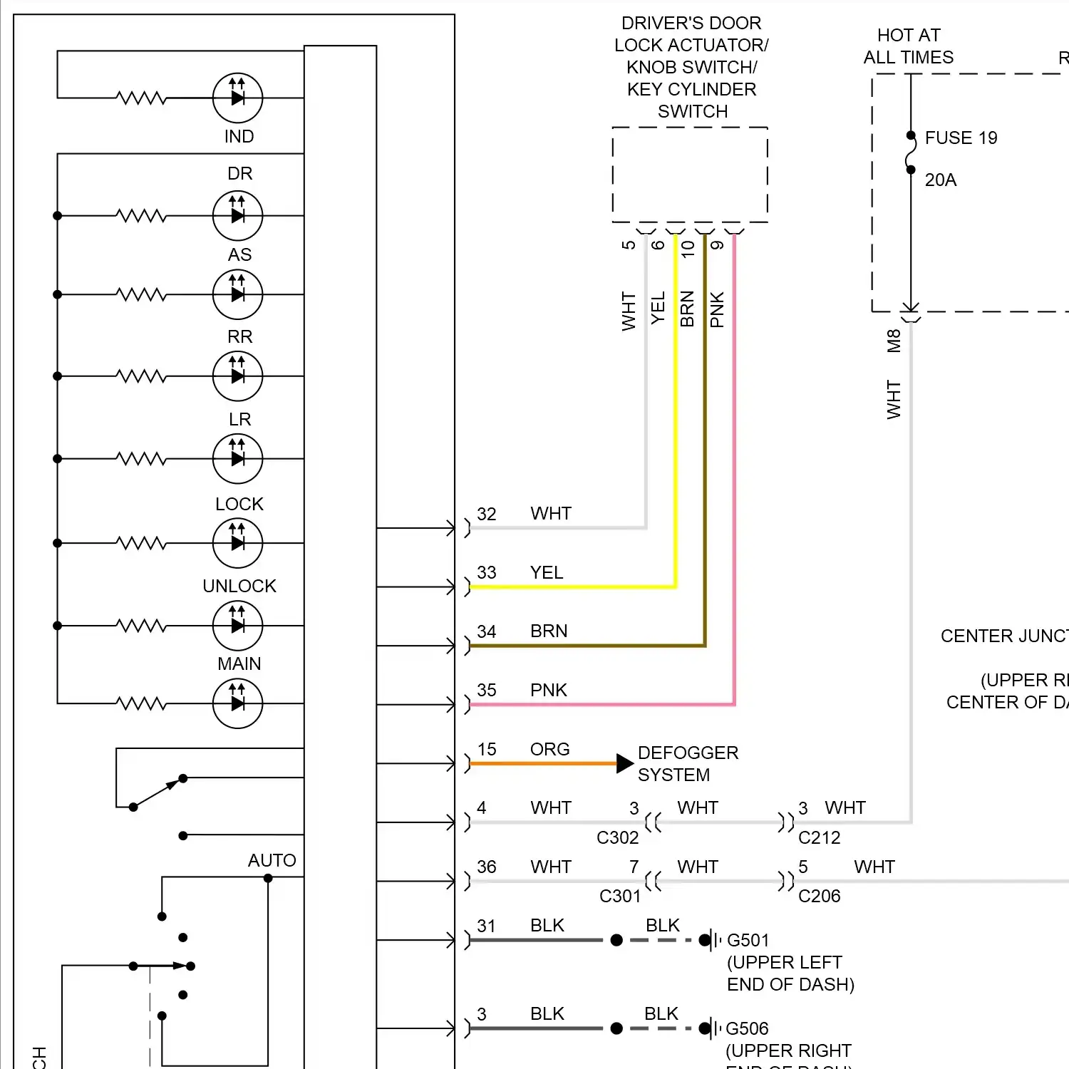 demo - Power windows circuit (1 of 2) Power windows circuit (1 of 2)