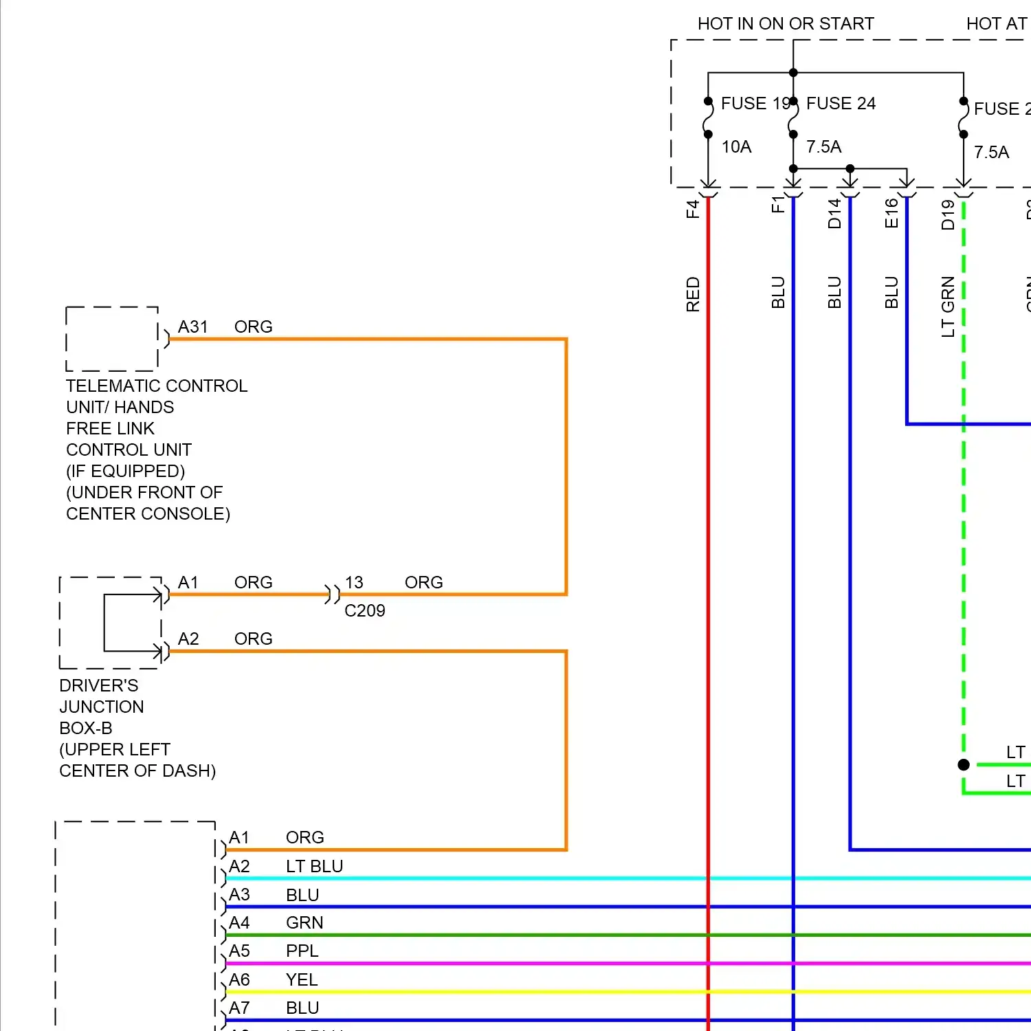 demo - Supplemental restraints circuit (1 of 4) Supplemental restraints circuit (1 of 4)