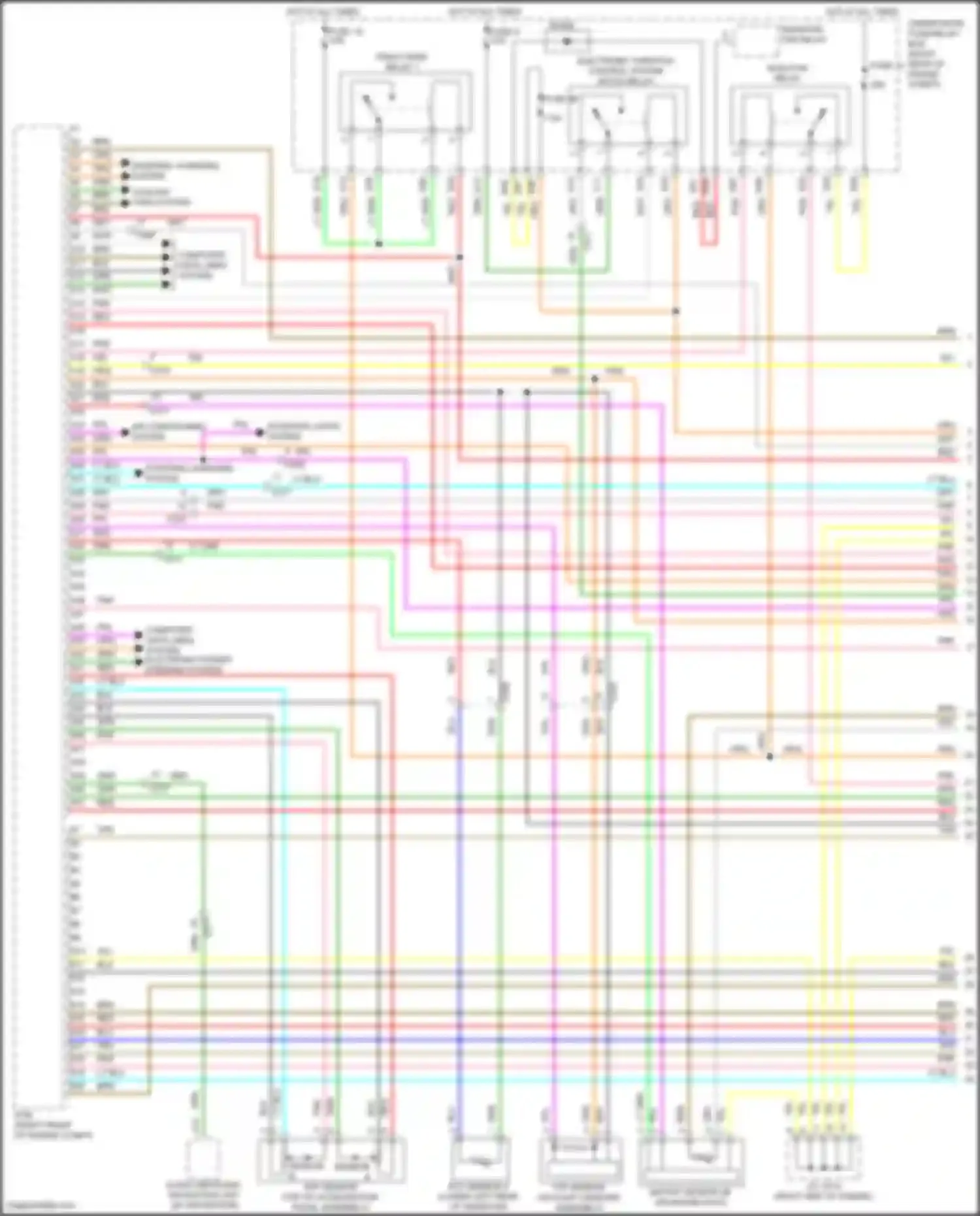 Wiring diagram audio unit/audio navigation unit for Acura MDX III facelift (2015-2016) (18 of 18)