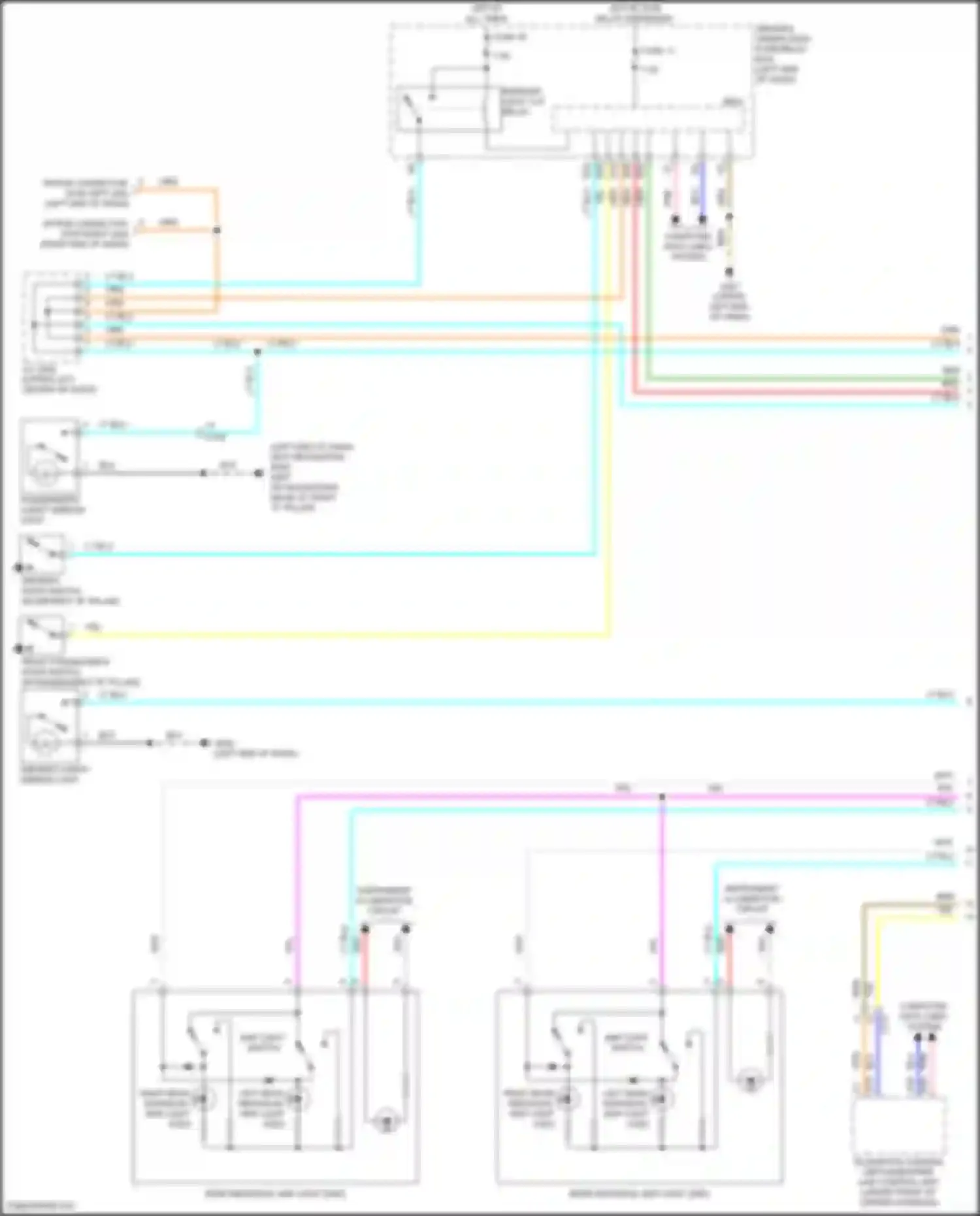 Wiring diagram blk for Acura MDX III facelift (2015-2016) (111 of 143)