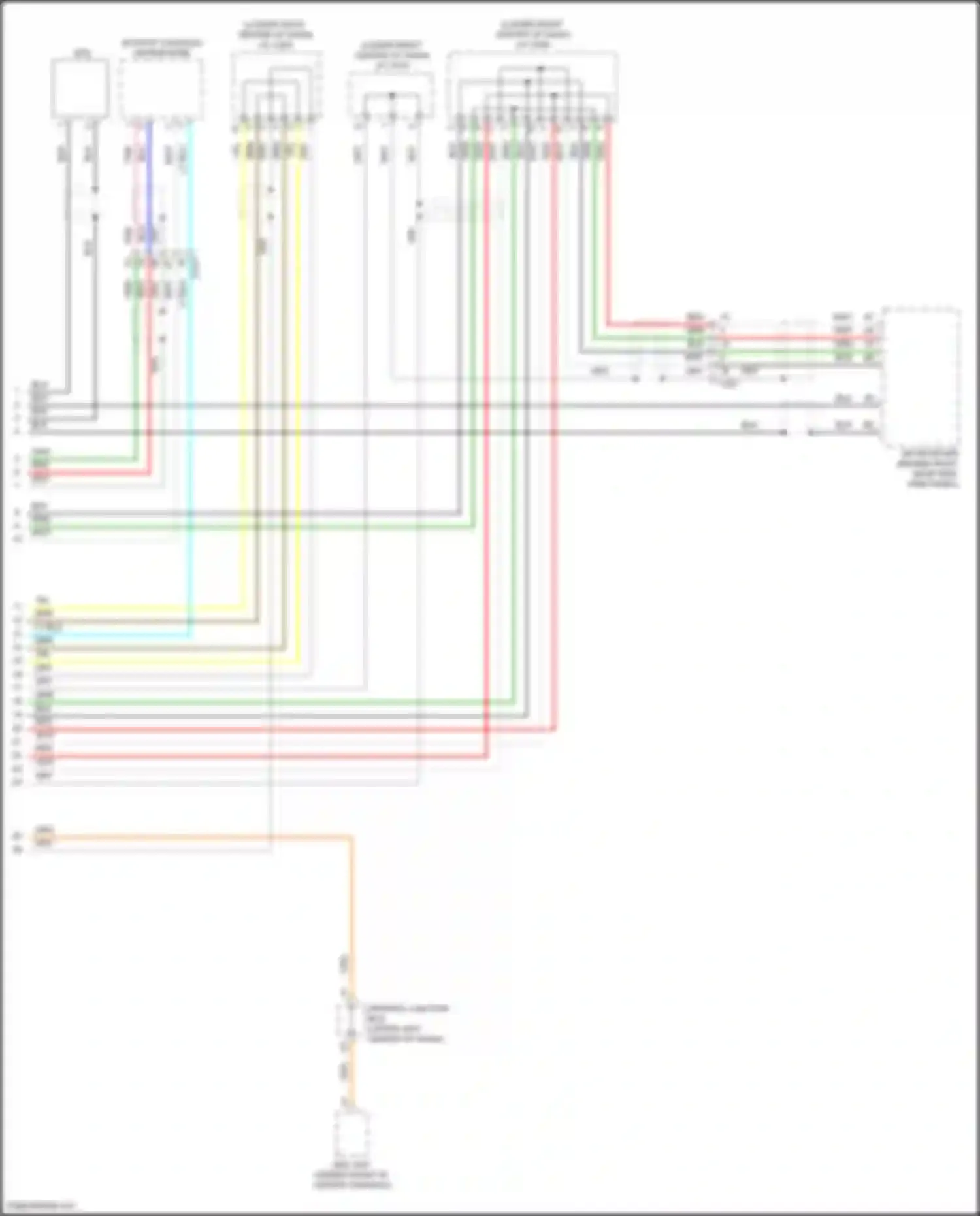 Wiring diagram blk for Acura MDX III facelift (2015-2016) (22 of 143)