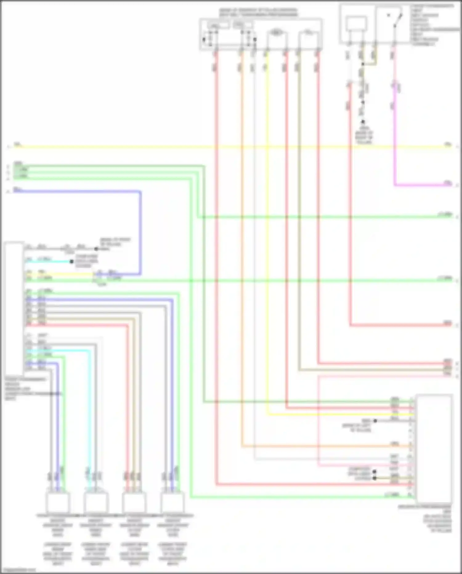 Wiring diagram computer data lines system for Acura MDX III facelift (2015-2016) (19 of 90)