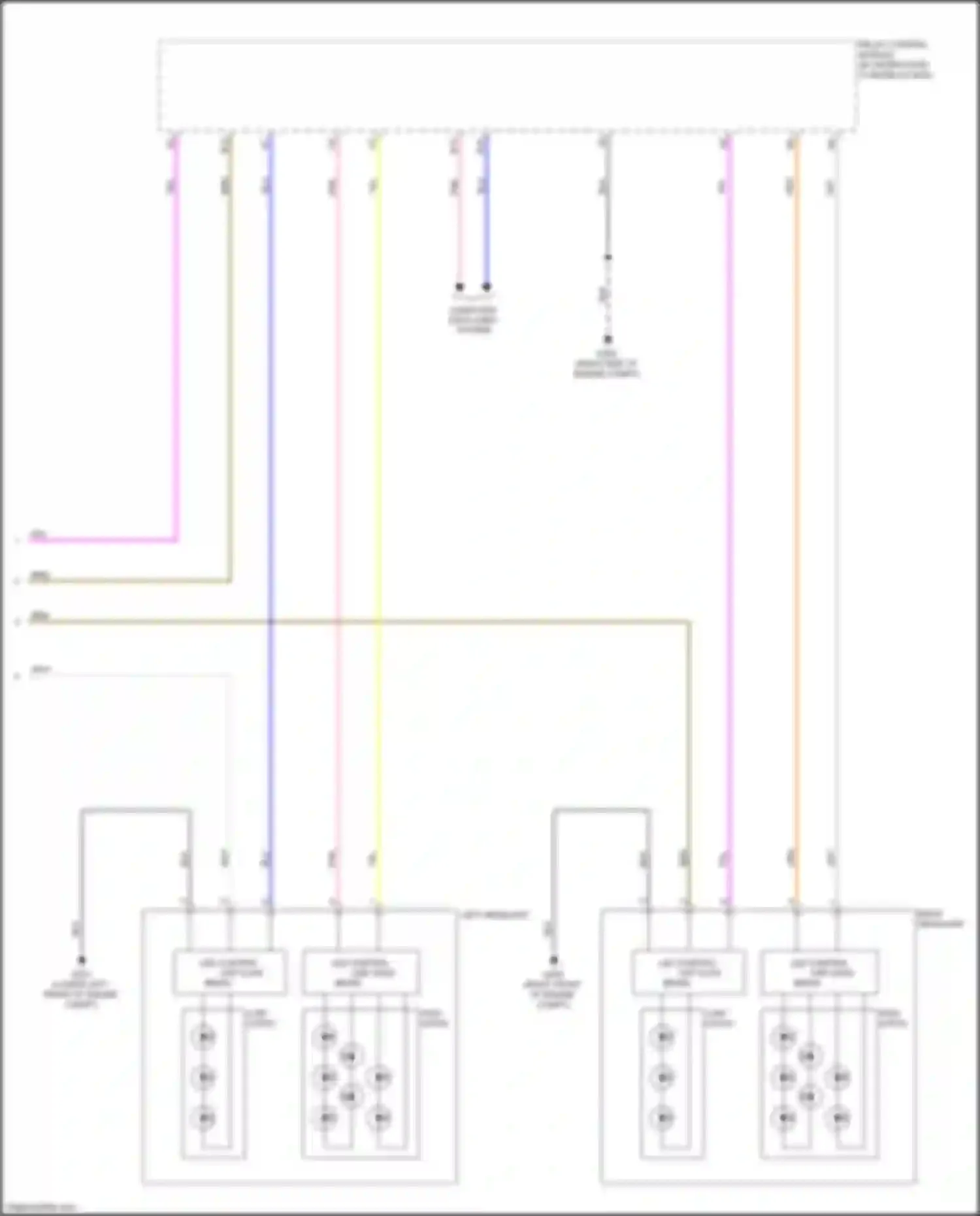 Wiring diagram computer data lines system for Acura MDX III facelift (2015-2016) (6 of 90)