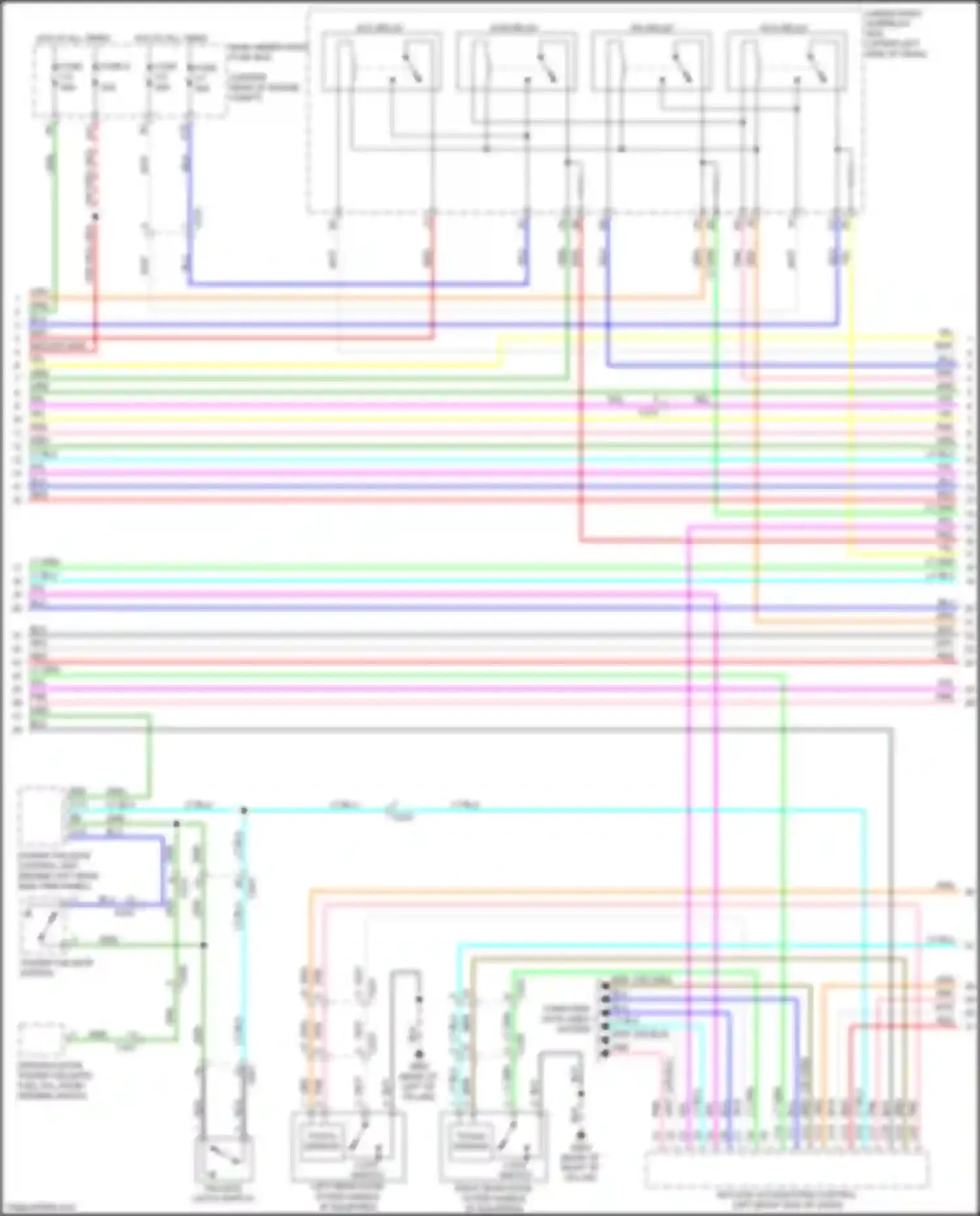 Wiring diagram computer data lines system for Acura MDX III facelift (2015-2016) (55 of 90)