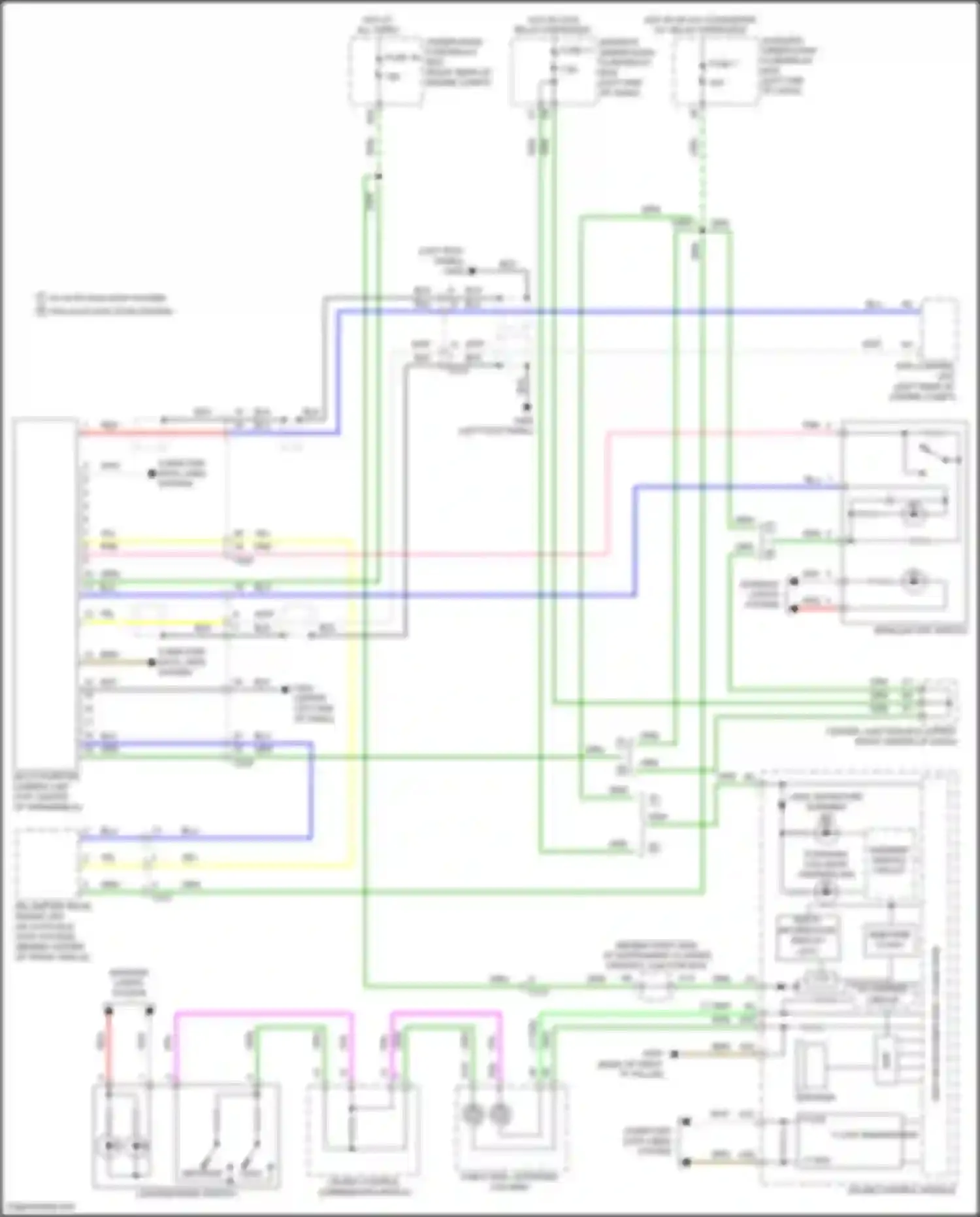 Wiring diagram driver's under-dash fuse/relay box for Acura MDX III facelift (2015-2016) (15 of 69)