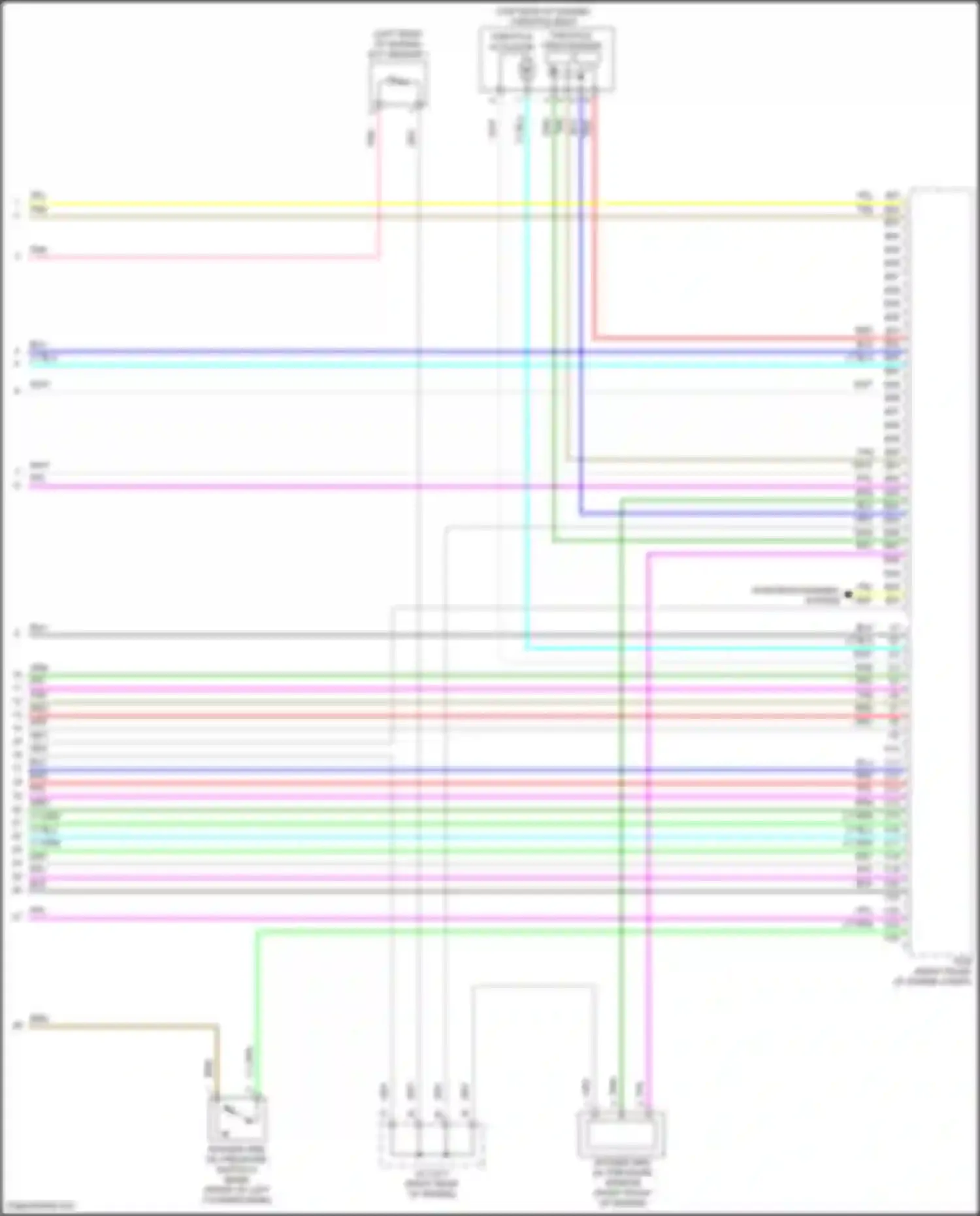 Wiring diagram ect sensor 1 for Acura MDX III facelift (2015-2016) (3 of 3)