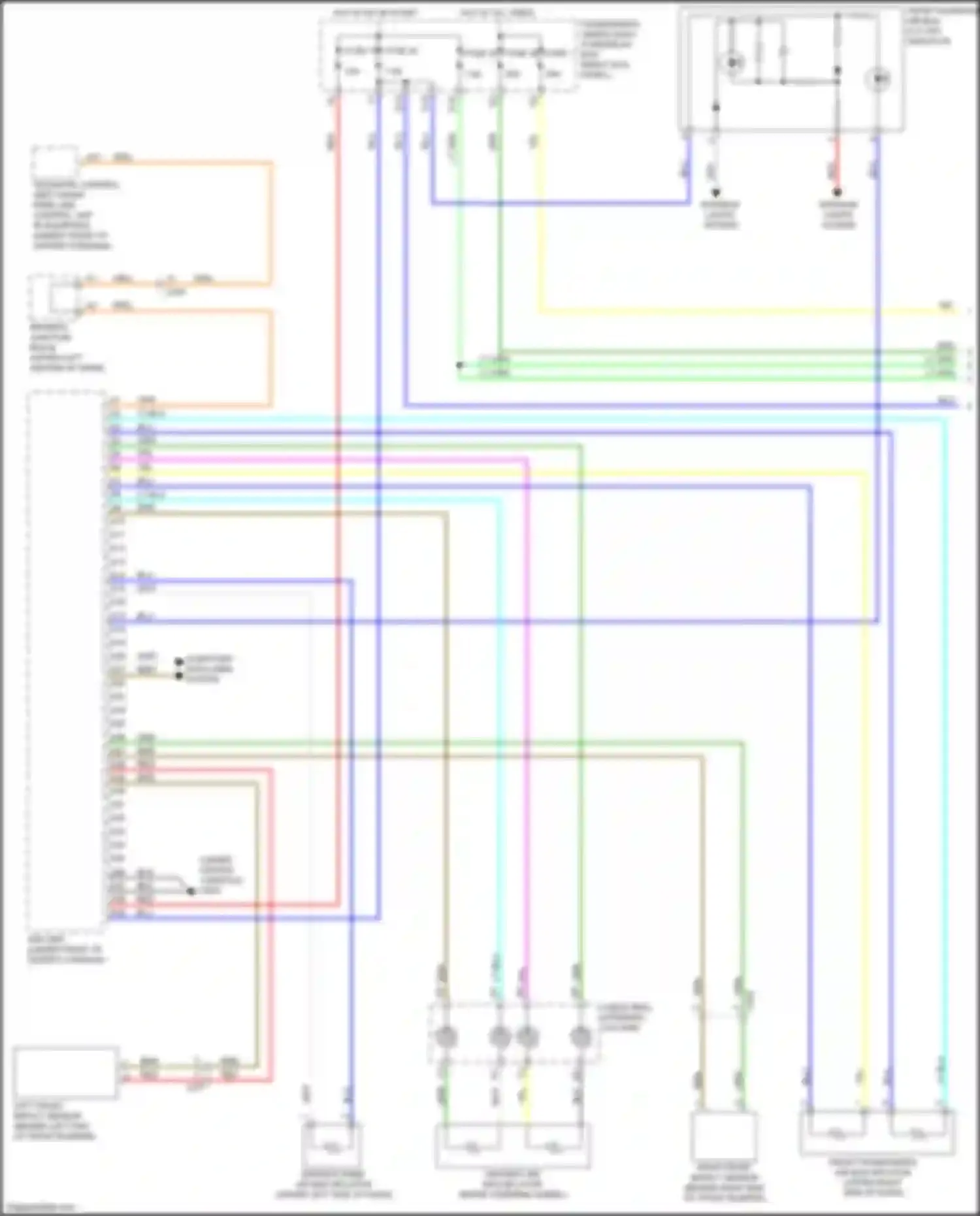 Wiring diagram front passenger's air bag inflator for Acura MDX III facelift (2015-2016) (1 of 1)